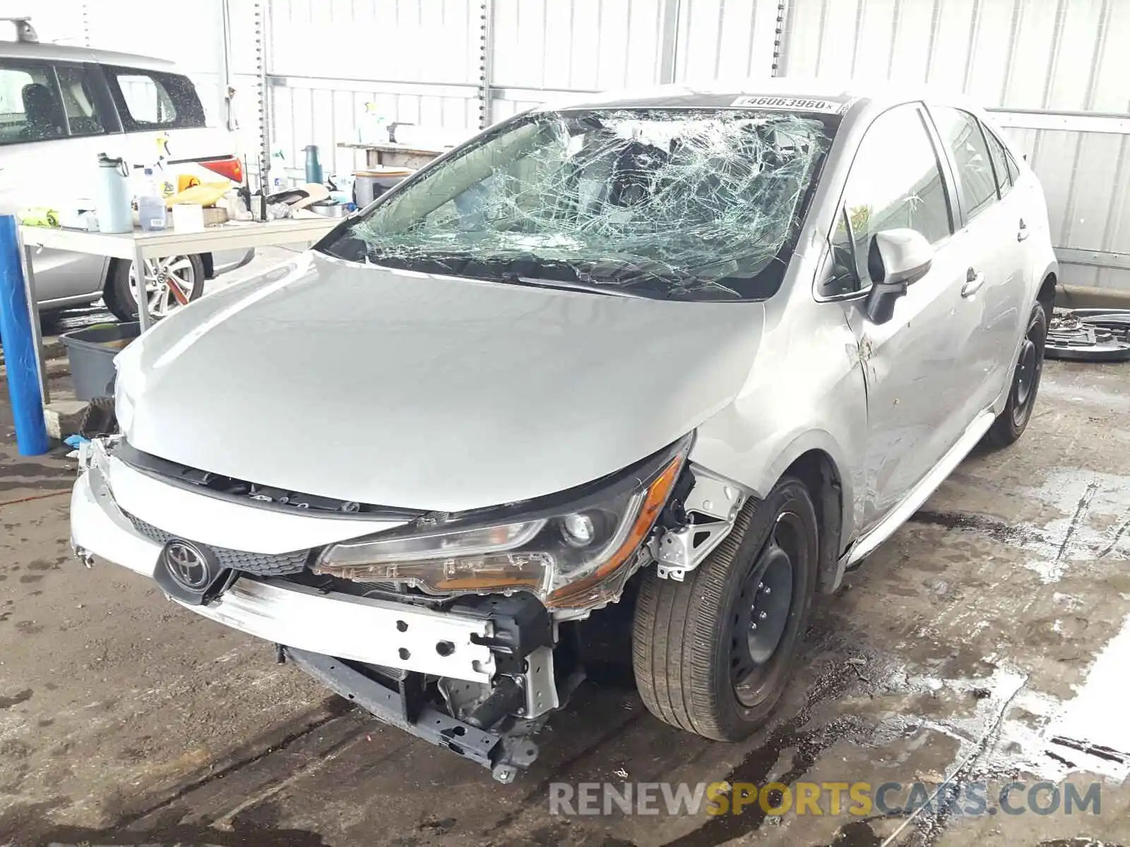 2 Photograph of a damaged car JTDEPRAEXLJ023848 TOYOTA COROLLA 2020