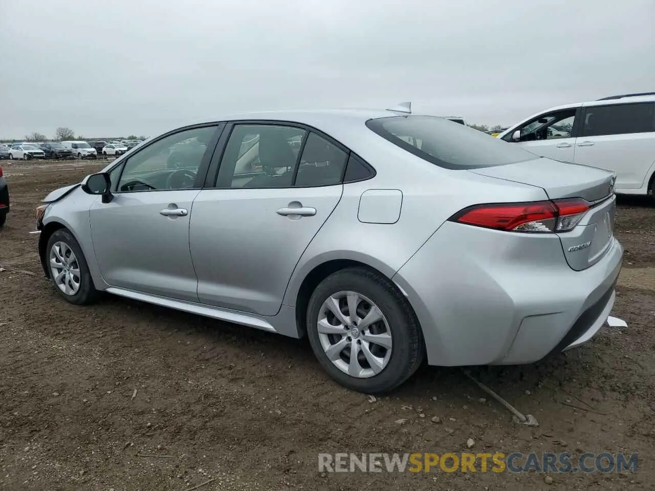 2 Photograph of a damaged car JTDEPRAEXLJ024546 TOYOTA COROLLA 2020