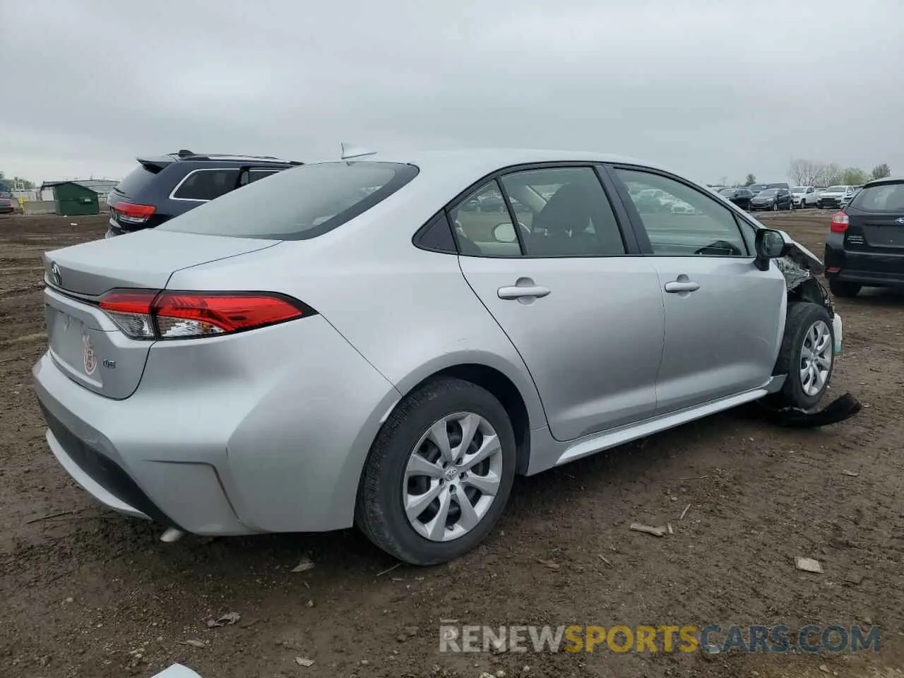 3 Photograph of a damaged car JTDEPRAEXLJ024546 TOYOTA COROLLA 2020