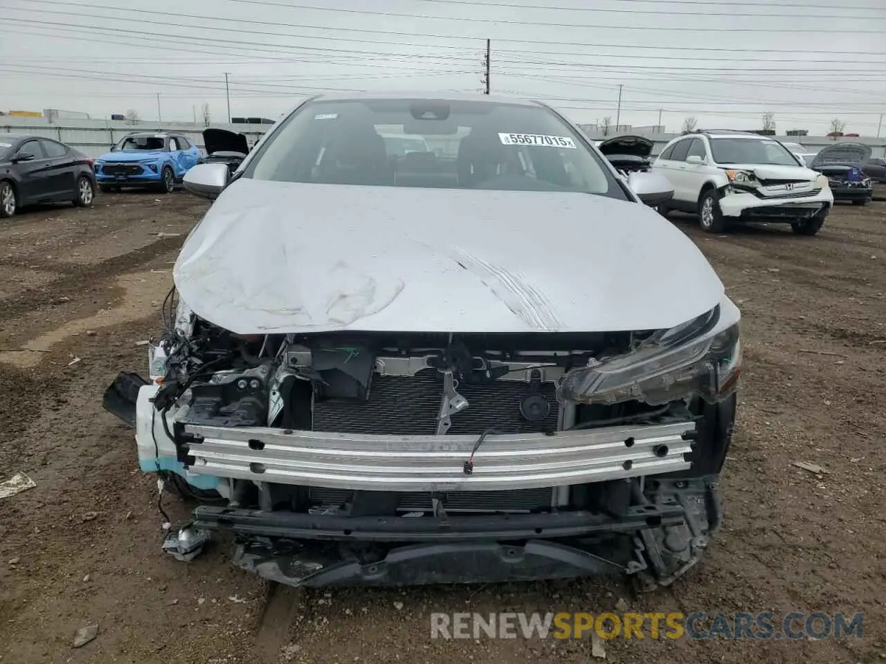 5 Photograph of a damaged car JTDEPRAEXLJ024546 TOYOTA COROLLA 2020