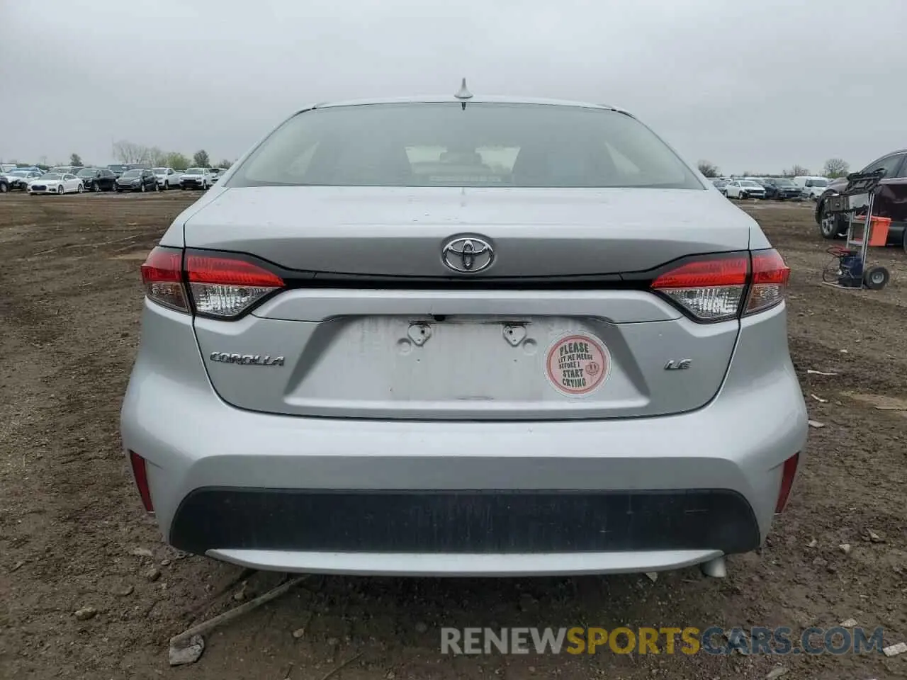 6 Photograph of a damaged car JTDEPRAEXLJ024546 TOYOTA COROLLA 2020