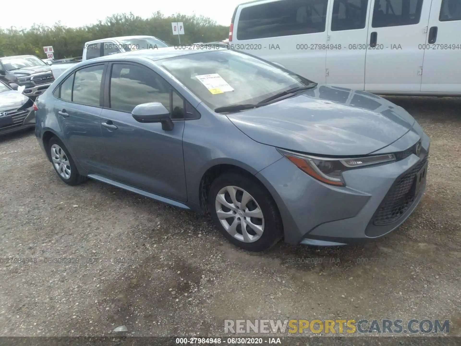 1 Photograph of a damaged car JTDEPRAEXLJ025518 TOYOTA COROLLA 2020