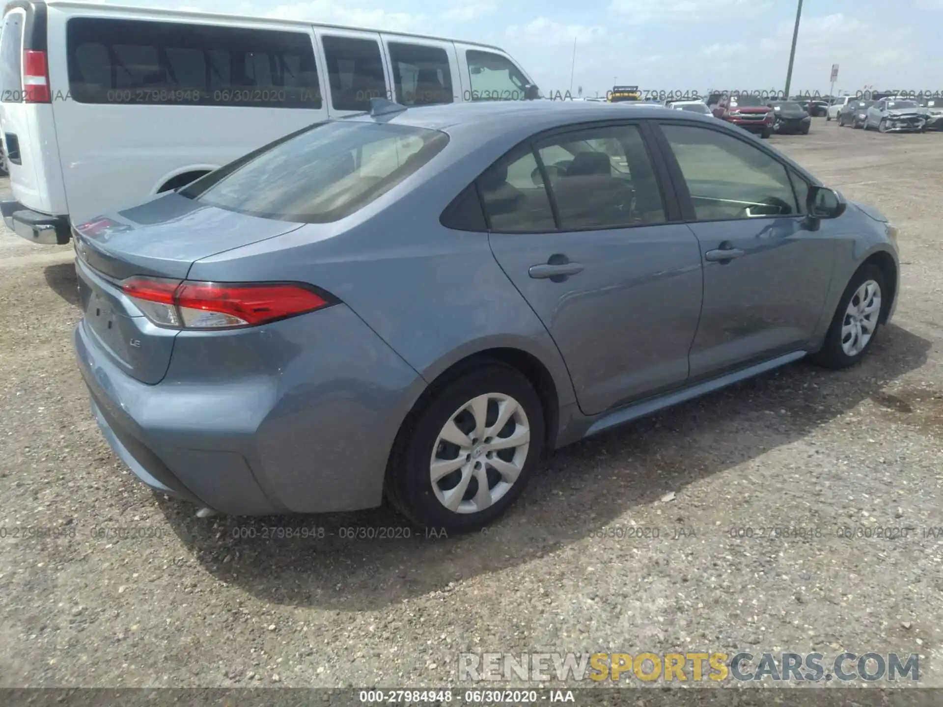 4 Photograph of a damaged car JTDEPRAEXLJ025518 TOYOTA COROLLA 2020