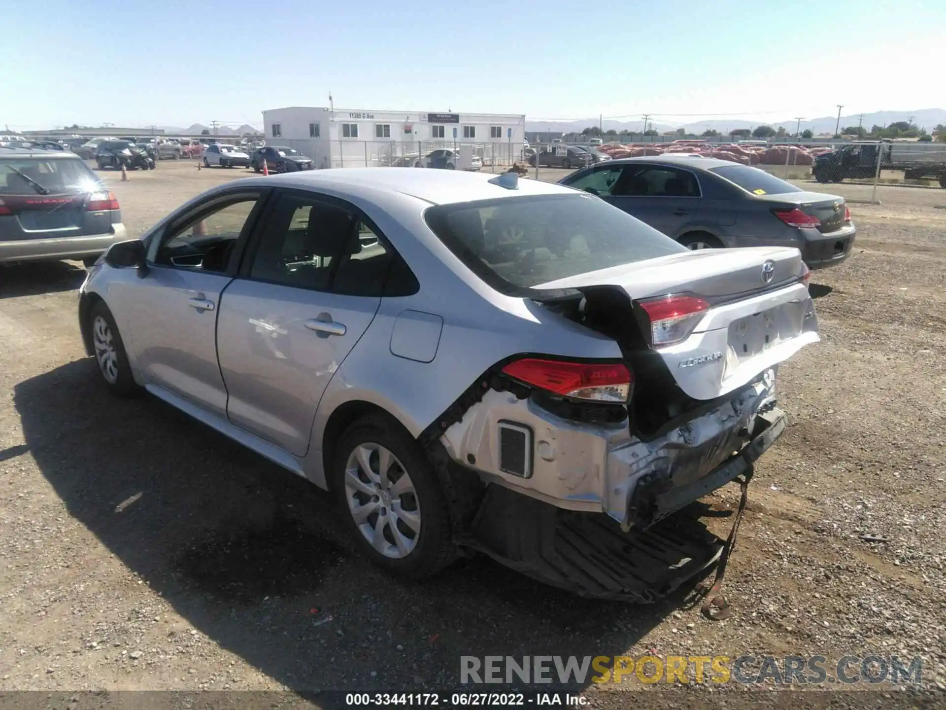 3 Photograph of a damaged car JTDEPRAEXLJ025776 TOYOTA COROLLA 2020