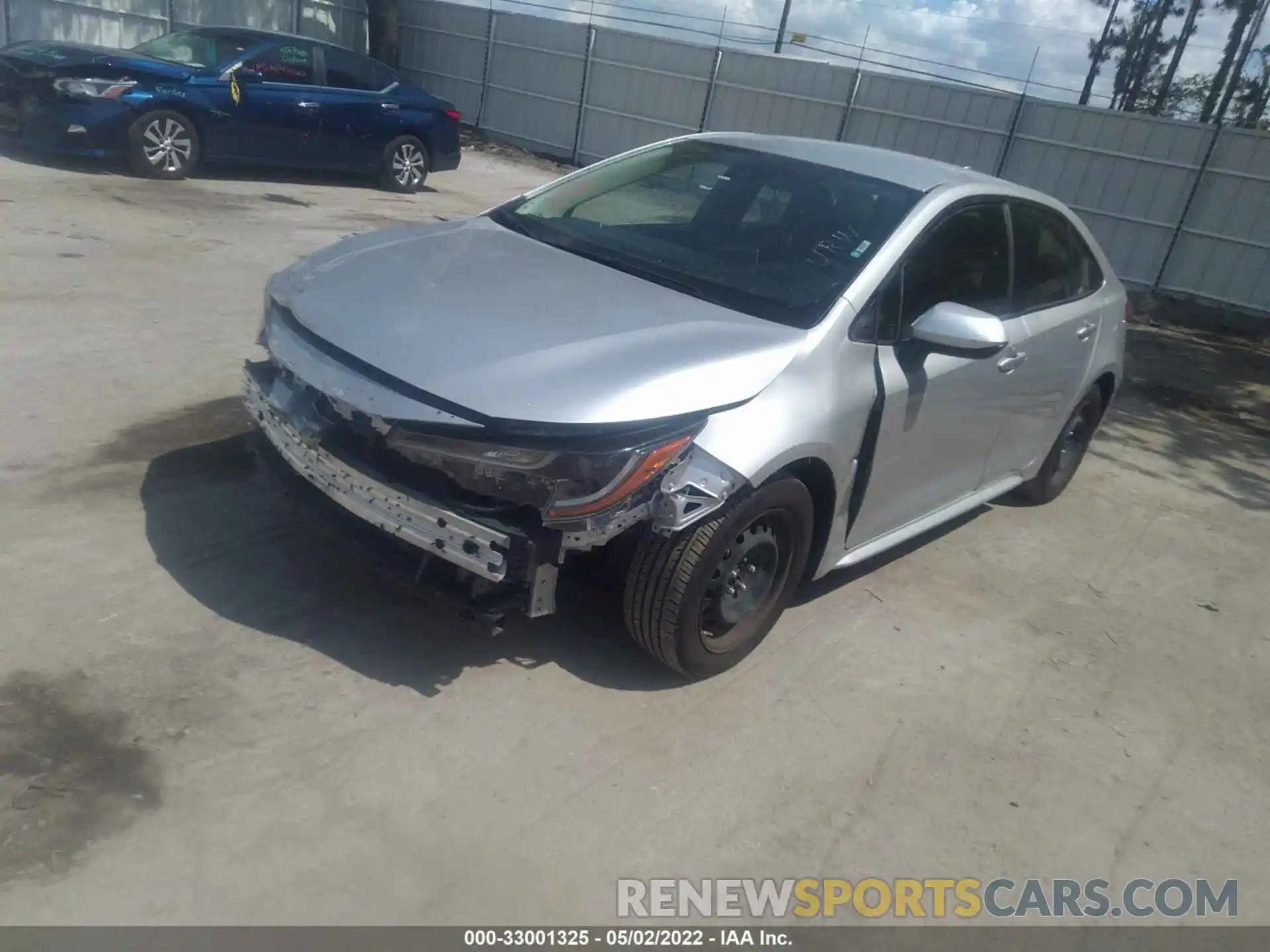 2 Photograph of a damaged car JTDEPRAEXLJ026202 TOYOTA COROLLA 2020