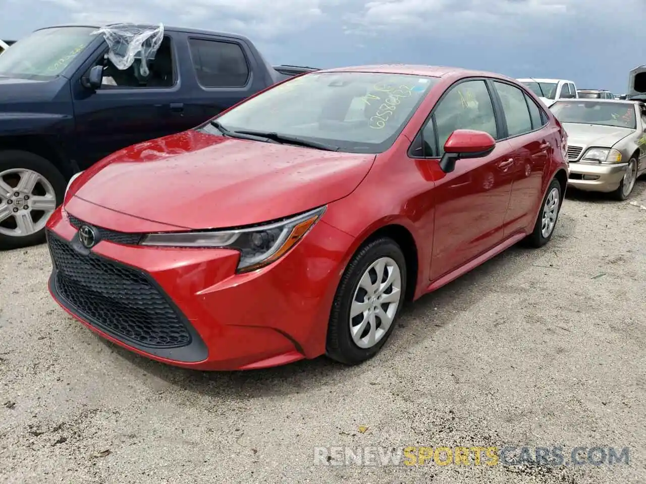 2 Photograph of a damaged car JTDEPRAEXLJ027513 TOYOTA COROLLA 2020