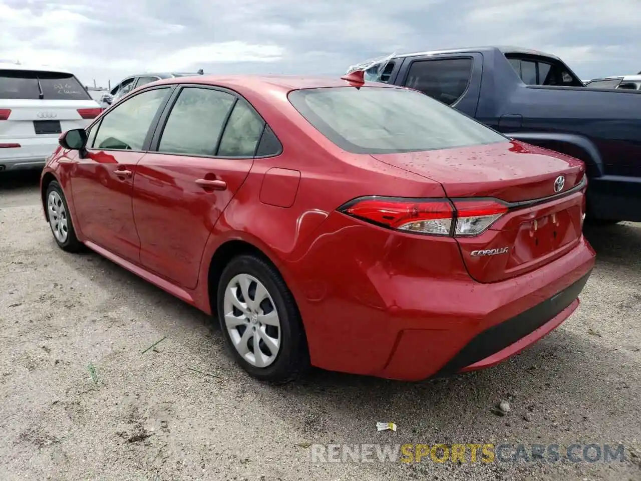 3 Photograph of a damaged car JTDEPRAEXLJ027513 TOYOTA COROLLA 2020