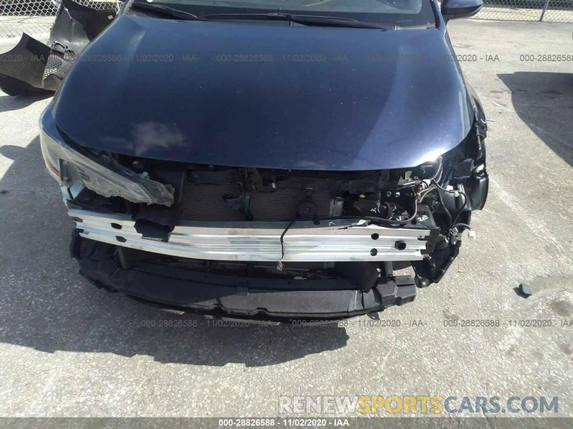 6 Photograph of a damaged car JTDEPRAEXLJ028824 TOYOTA COROLLA 2020