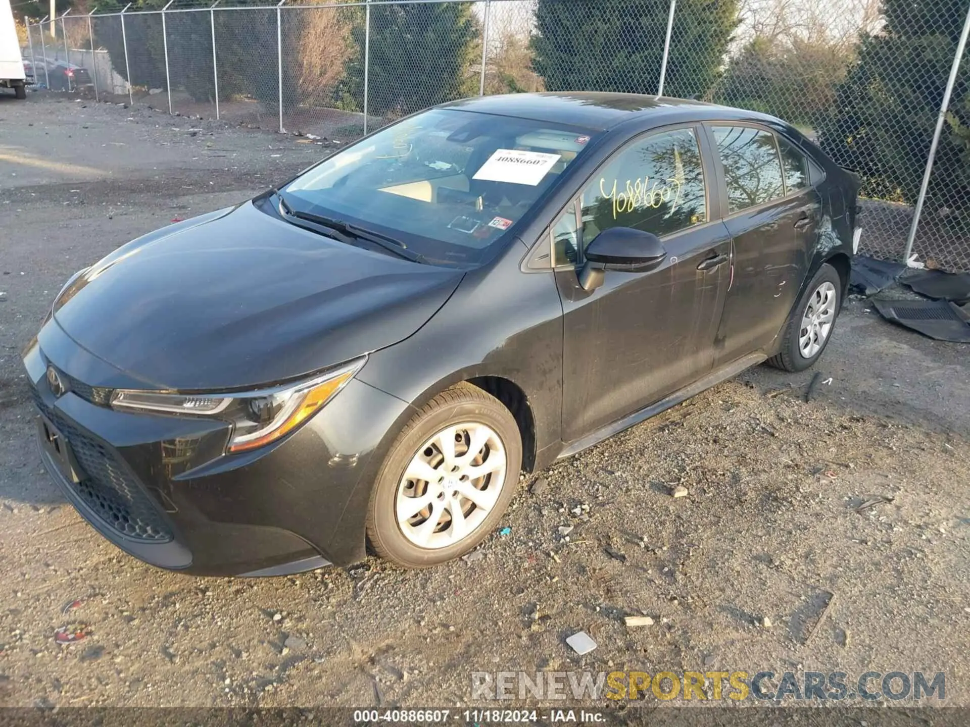 2 Photograph of a damaged car JTDEPRAEXLJ031240 TOYOTA COROLLA 2020