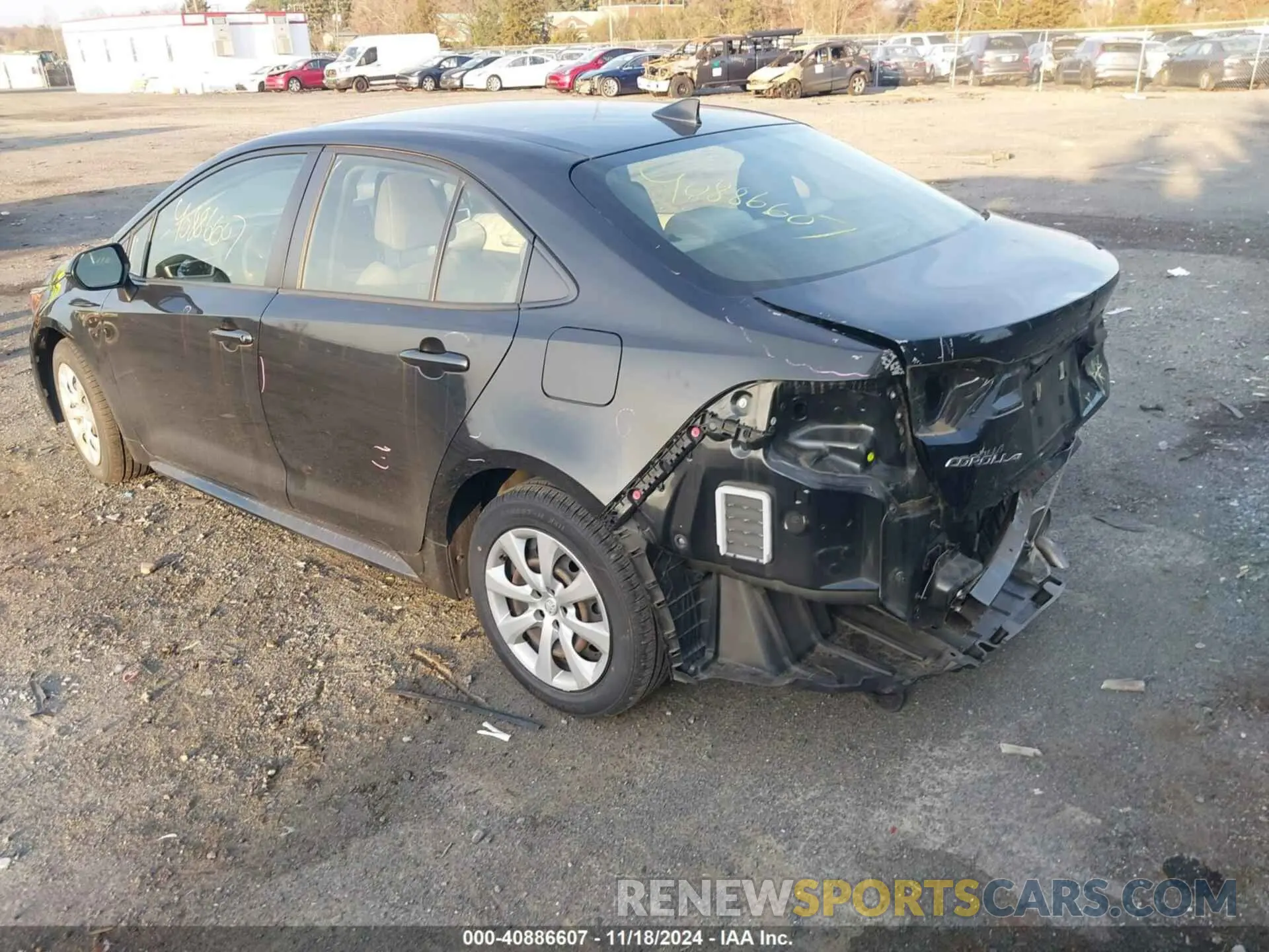 3 Photograph of a damaged car JTDEPRAEXLJ031240 TOYOTA COROLLA 2020