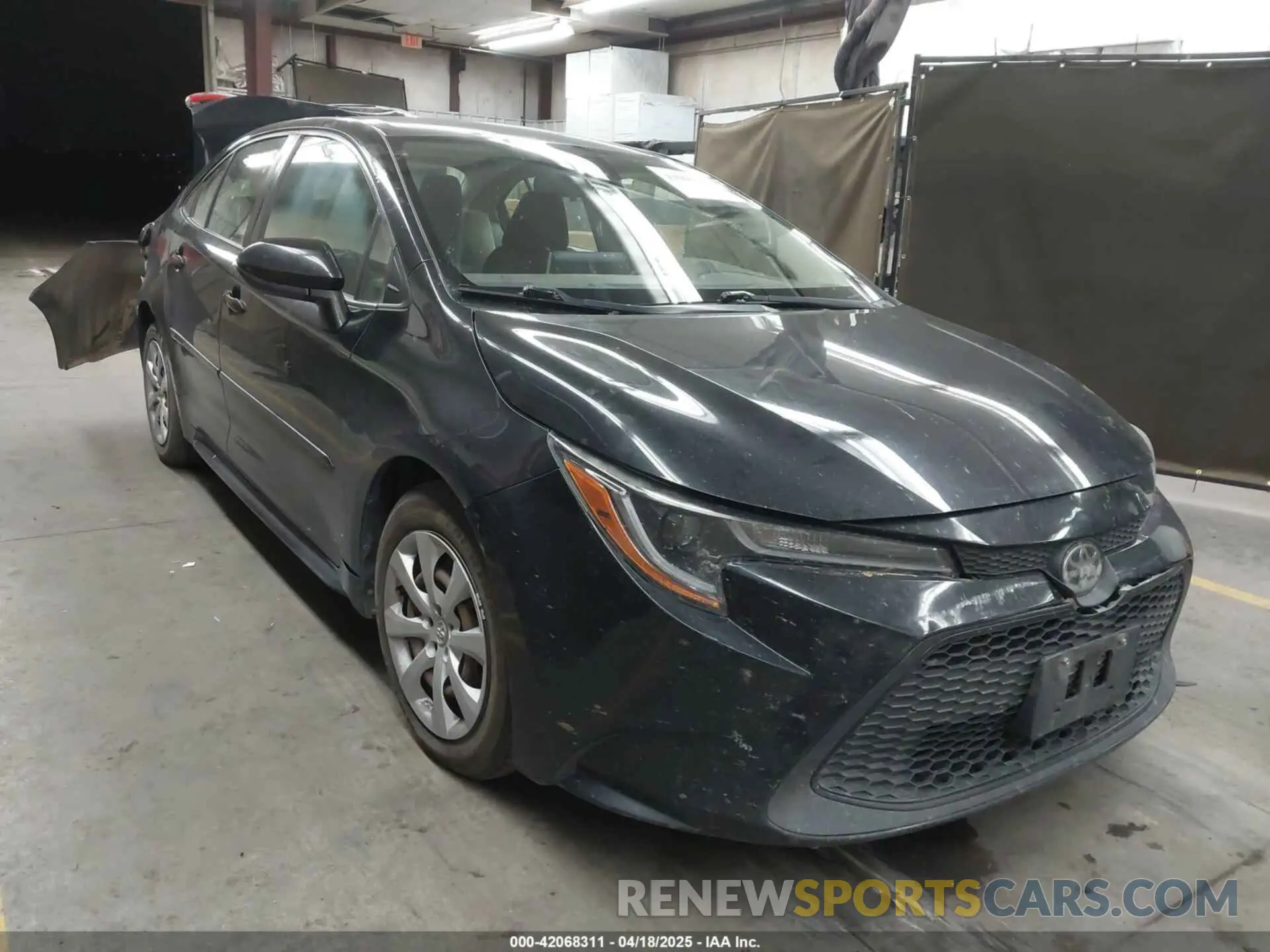 1 Photograph of a damaged car JTDEPRAEXLJ031514 TOYOTA COROLLA 2020