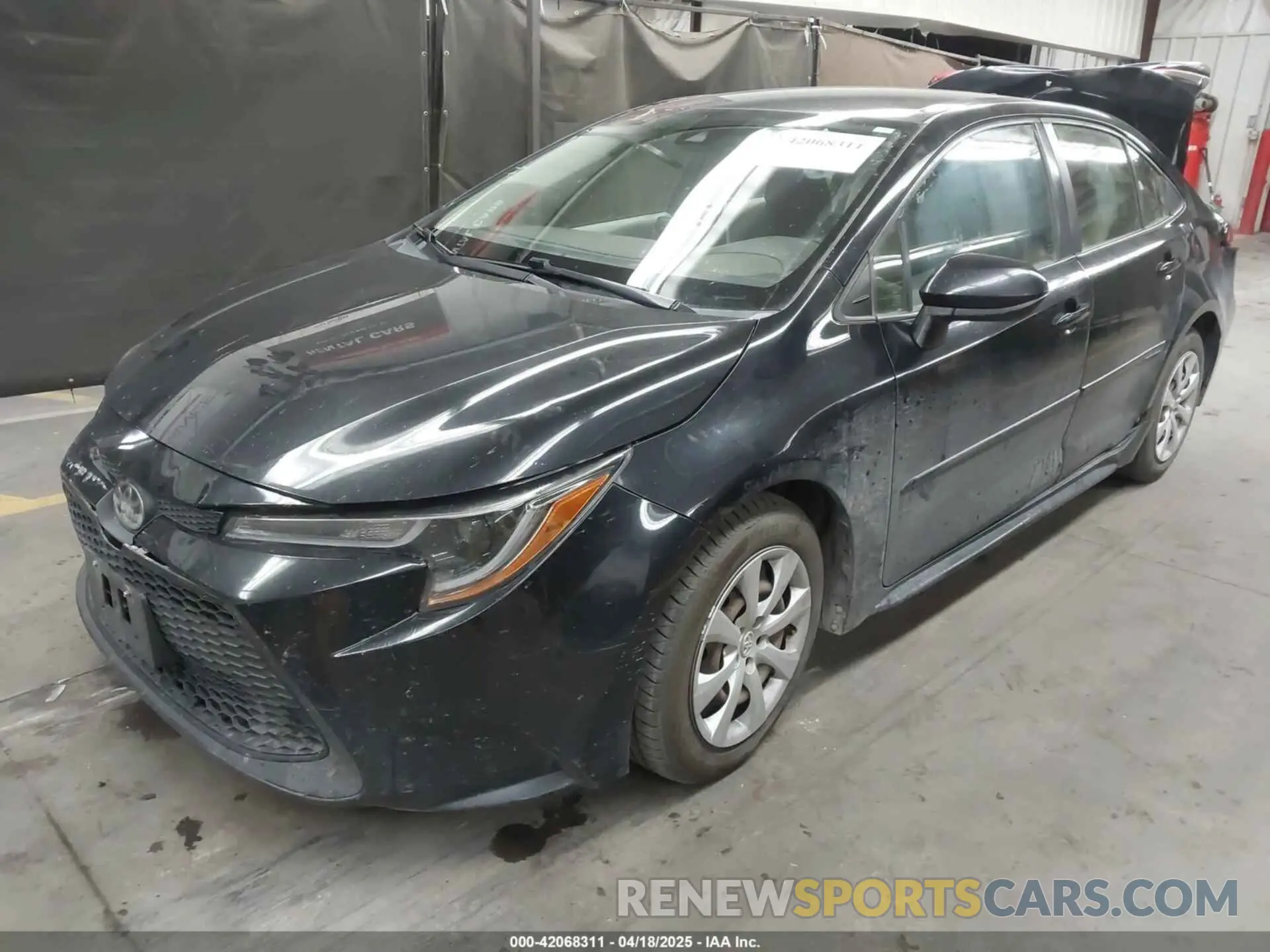 2 Photograph of a damaged car JTDEPRAEXLJ031514 TOYOTA COROLLA 2020
