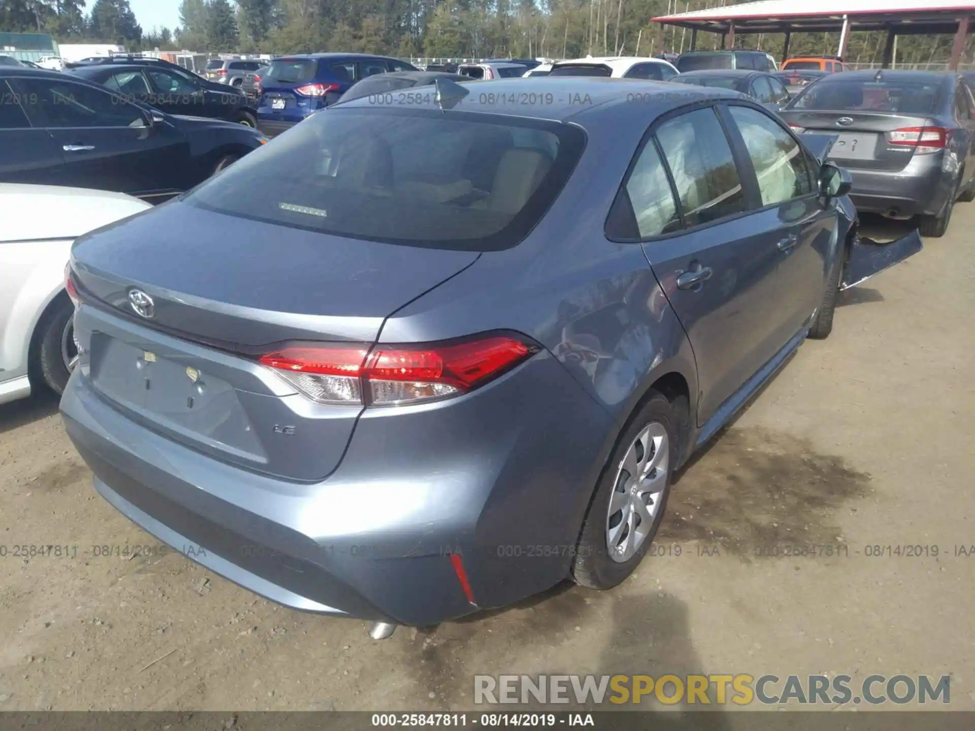 4 Photograph of a damaged car JTDEPRAEXLJ031710 TOYOTA COROLLA 2020