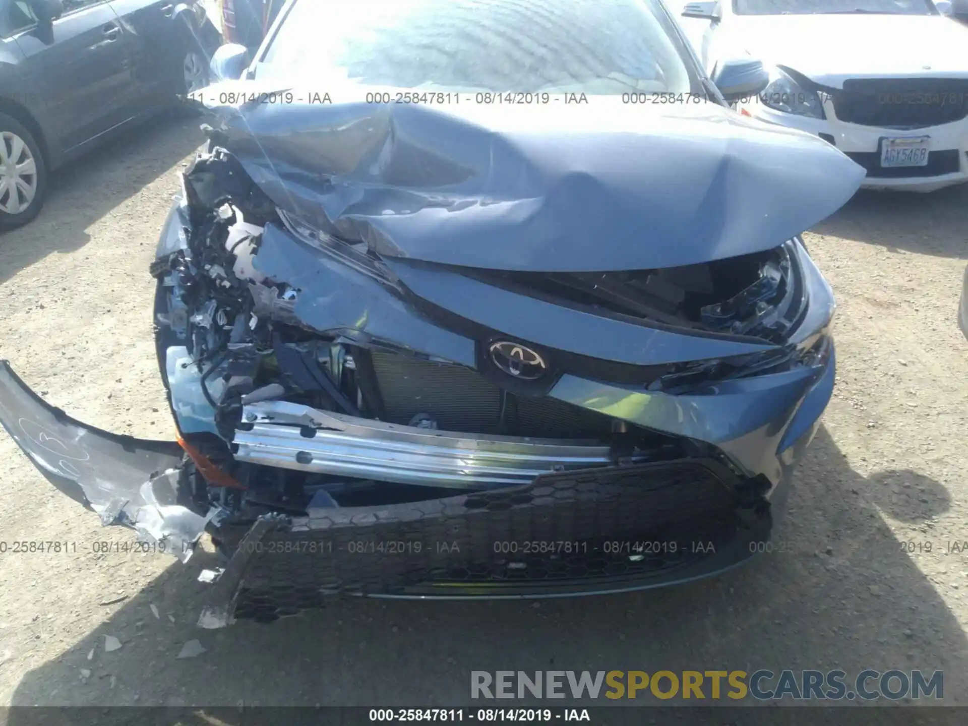 6 Photograph of a damaged car JTDEPRAEXLJ031710 TOYOTA COROLLA 2020