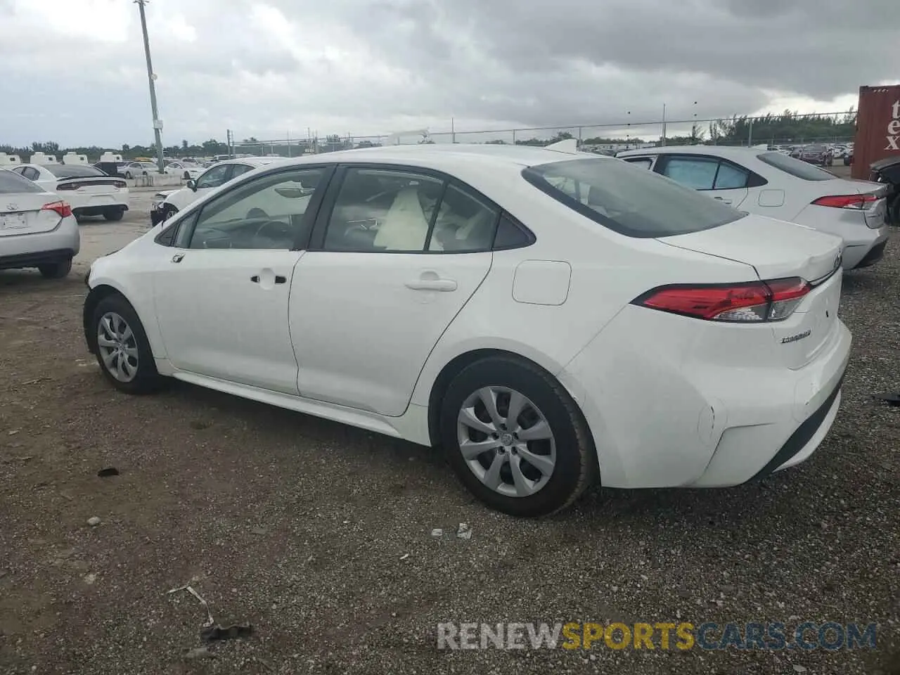 2 Photograph of a damaged car JTDEPRAEXLJ031853 TOYOTA COROLLA 2020