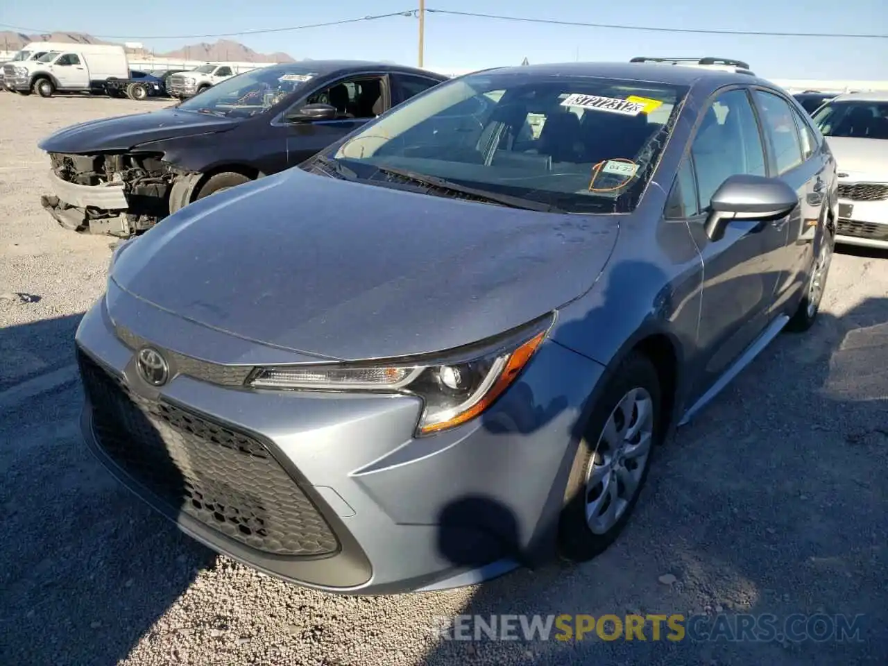 2 Photograph of a damaged car JTDEPRAEXLJ031920 TOYOTA COROLLA 2020