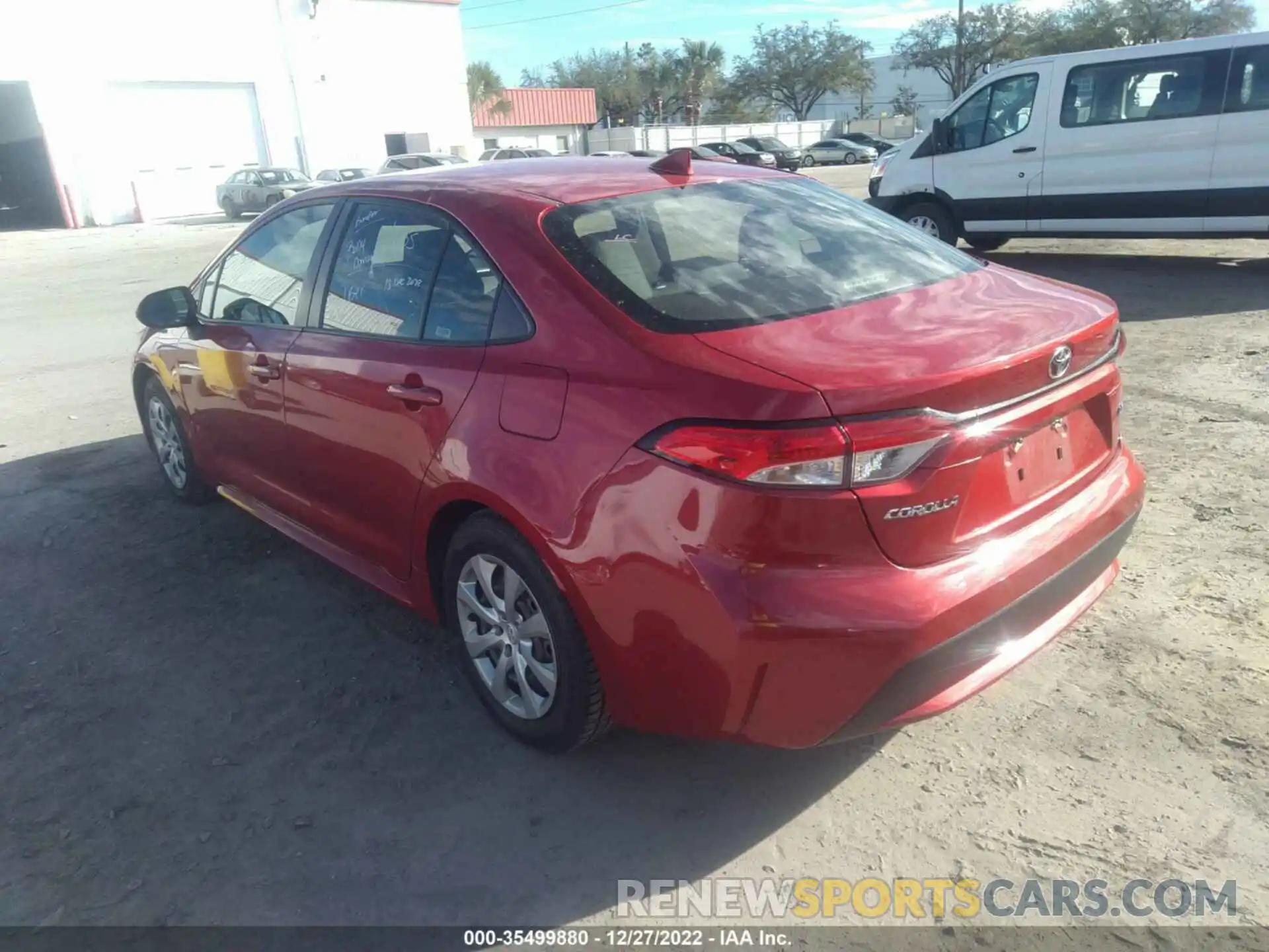 3 Photograph of a damaged car JTDEPRAEXLJ033196 TOYOTA COROLLA 2020