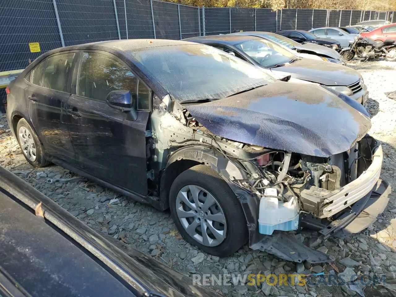 4 Photograph of a damaged car JTDEPRAEXLJ033828 TOYOTA COROLLA 2020