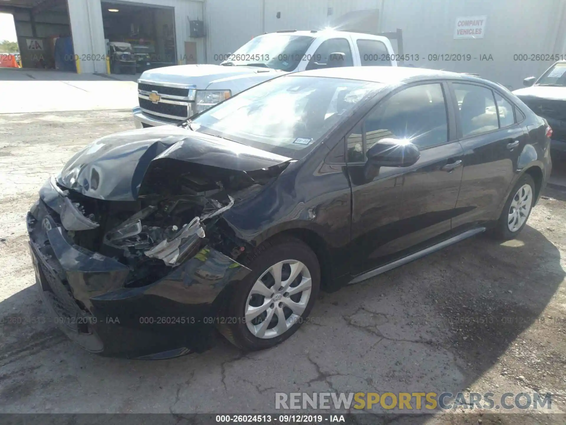 2 Photograph of a damaged car JTDEPRAEXLJ034591 TOYOTA COROLLA 2020