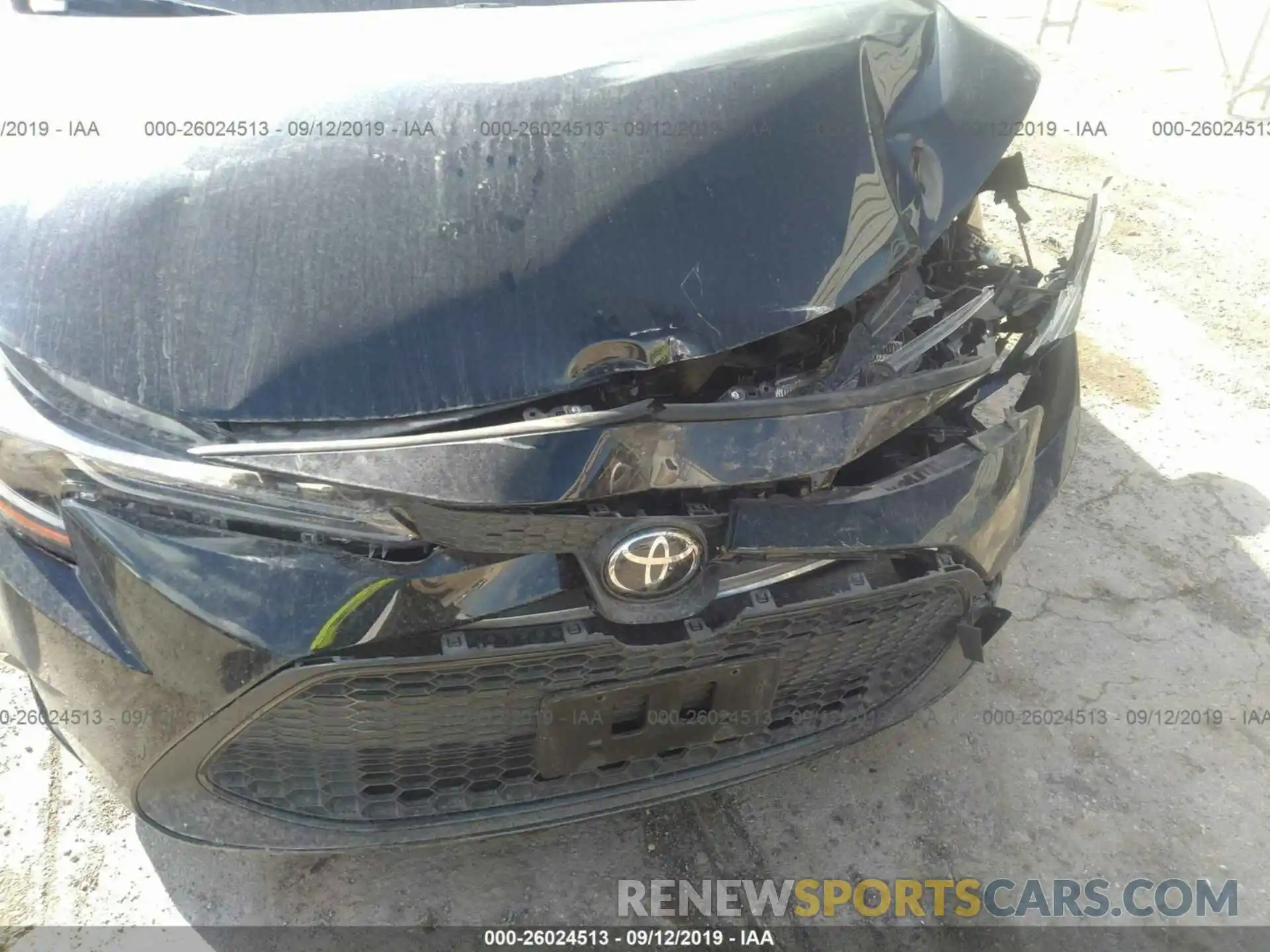 6 Photograph of a damaged car JTDEPRAEXLJ034591 TOYOTA COROLLA 2020