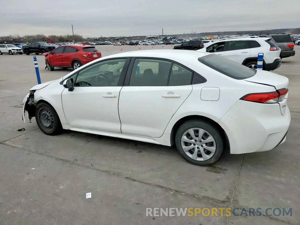 2 Photograph of a damaged car JTDEPRAEXLJ034722 TOYOTA COROLLA 2020
