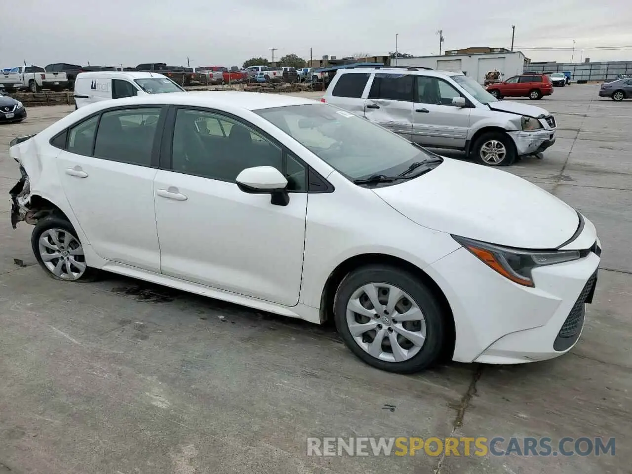 4 Photograph of a damaged car JTDEPRAEXLJ034722 TOYOTA COROLLA 2020