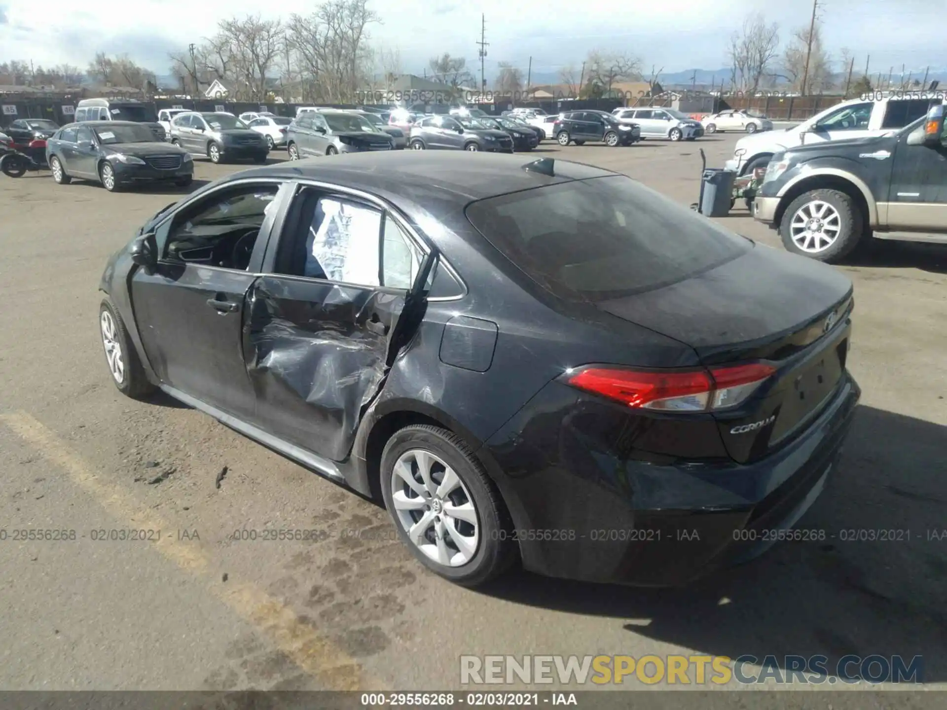 3 Photograph of a damaged car JTDEPRAEXLJ035076 TOYOTA COROLLA 2020