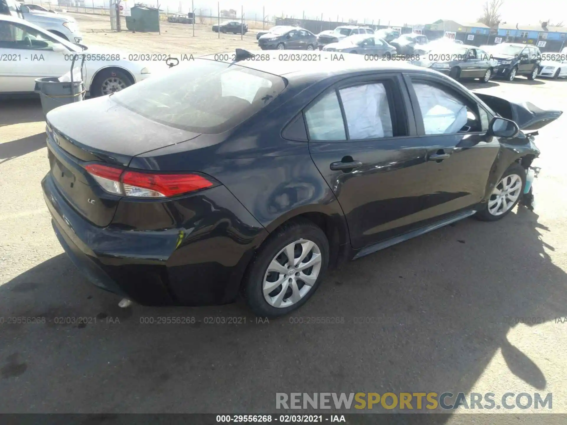 4 Photograph of a damaged car JTDEPRAEXLJ035076 TOYOTA COROLLA 2020