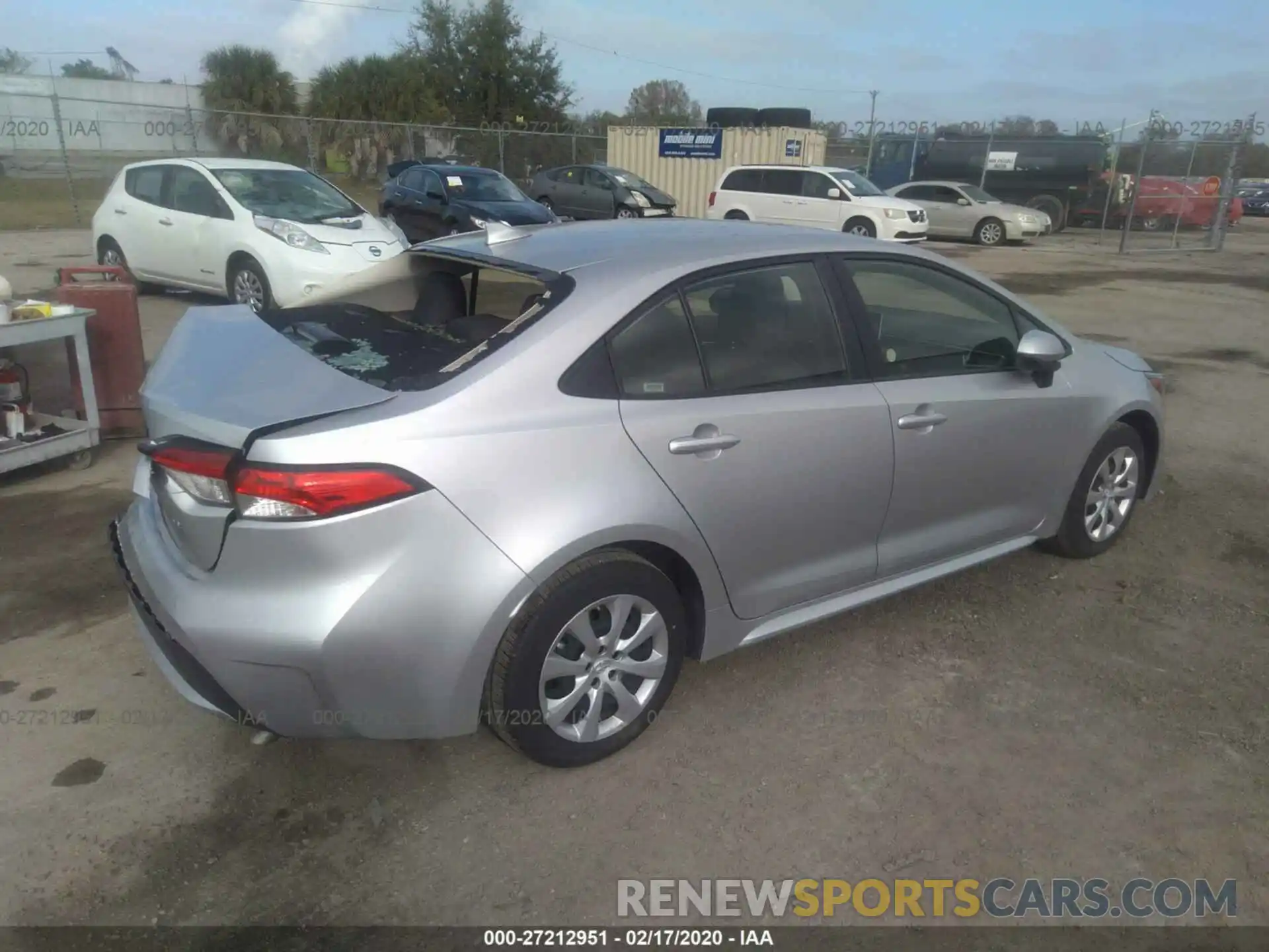 4 Photograph of a damaged car JTDEPRAEXLJ035546 TOYOTA COROLLA 2020