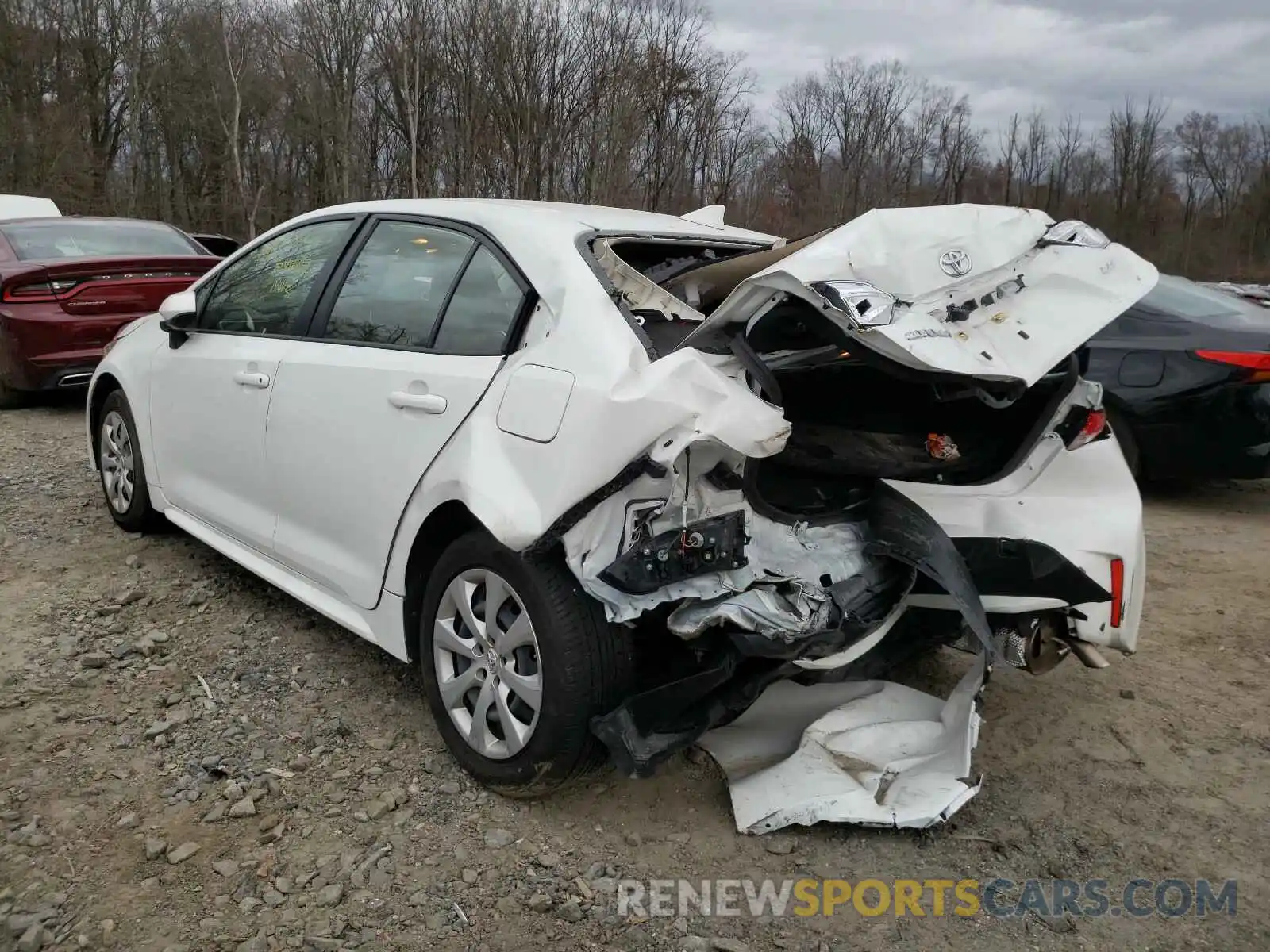 3 Photograph of a damaged car JTDEPRAEXLJ035868 TOYOTA COROLLA 2020