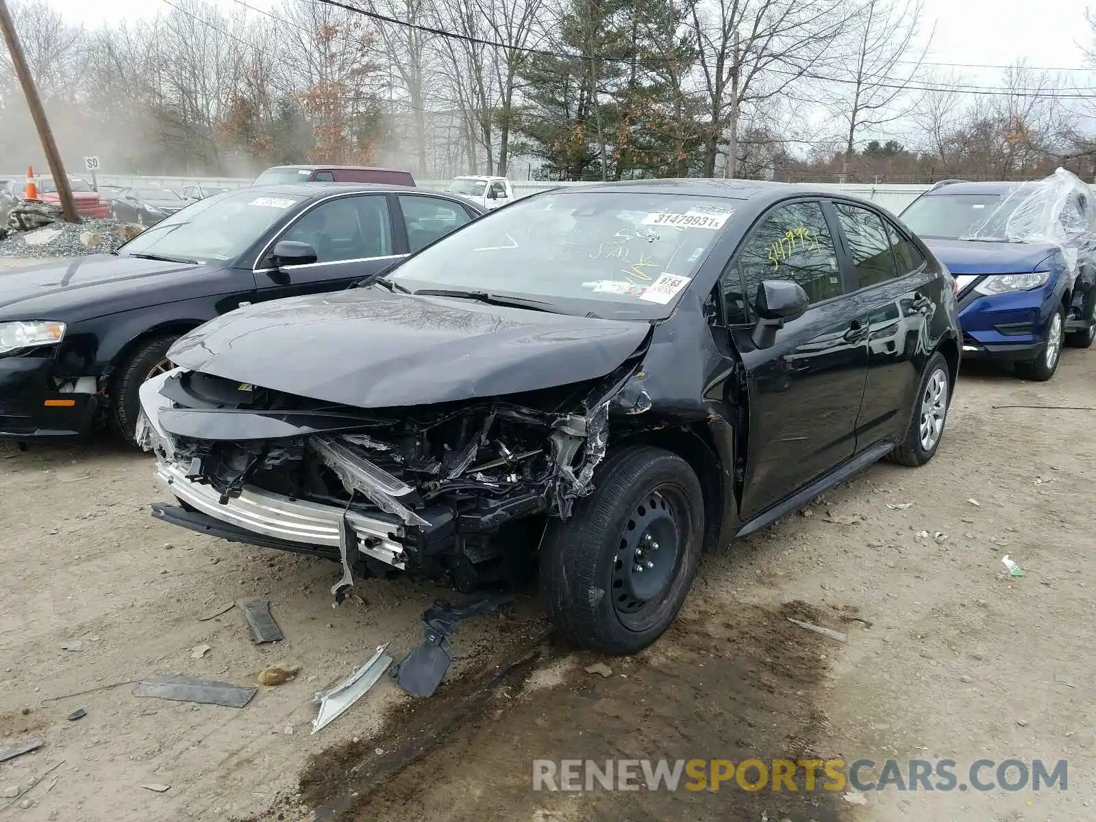 2 Photograph of a damaged car JTDEPRAEXLJ035871 TOYOTA COROLLA 2020