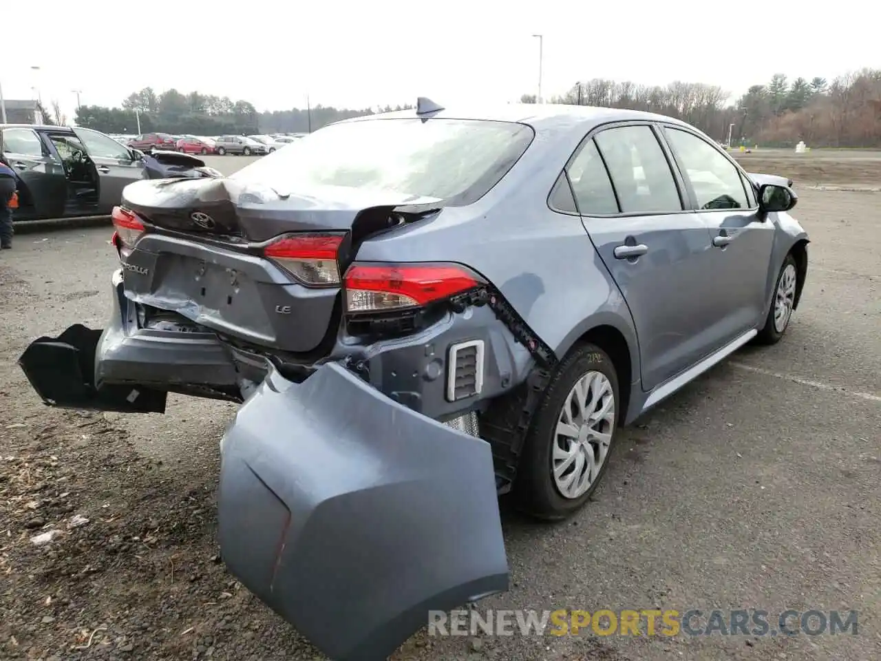 4 Photograph of a damaged car JTDEPRAEXLJ039726 TOYOTA COROLLA 2020