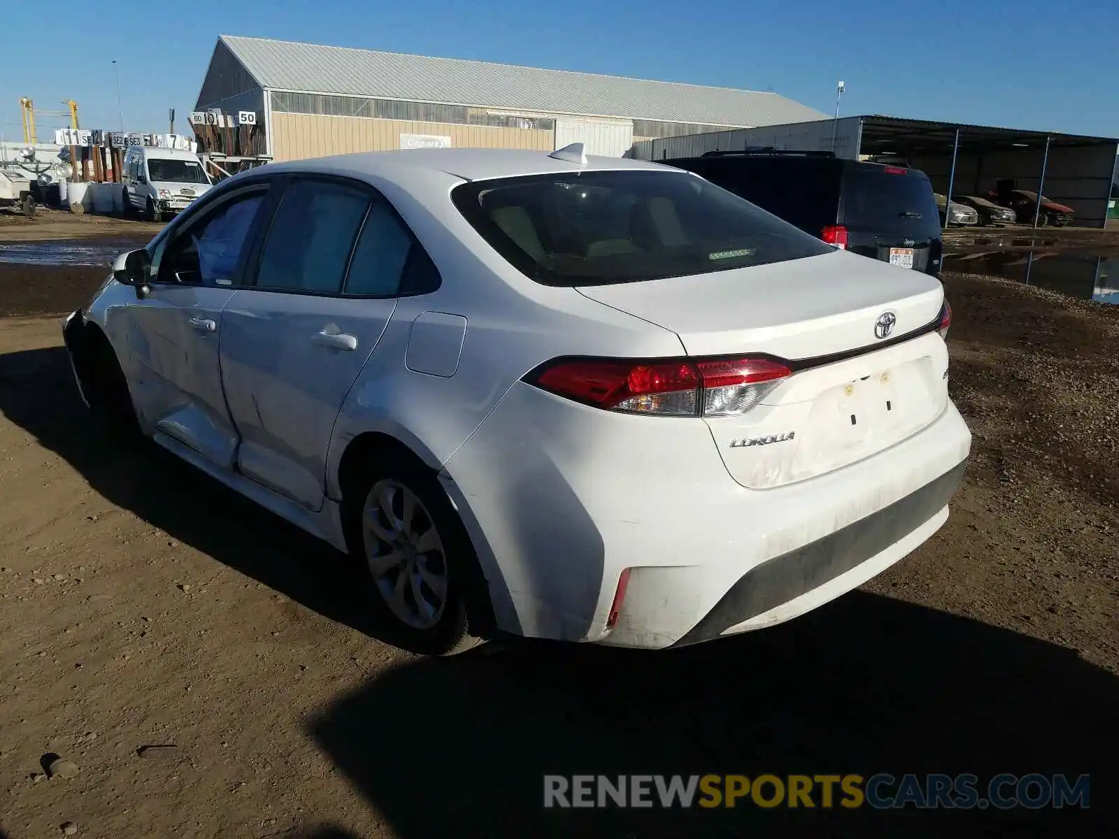 3 Photograph of a damaged car JTDEPRAEXLJ039953 TOYOTA COROLLA 2020