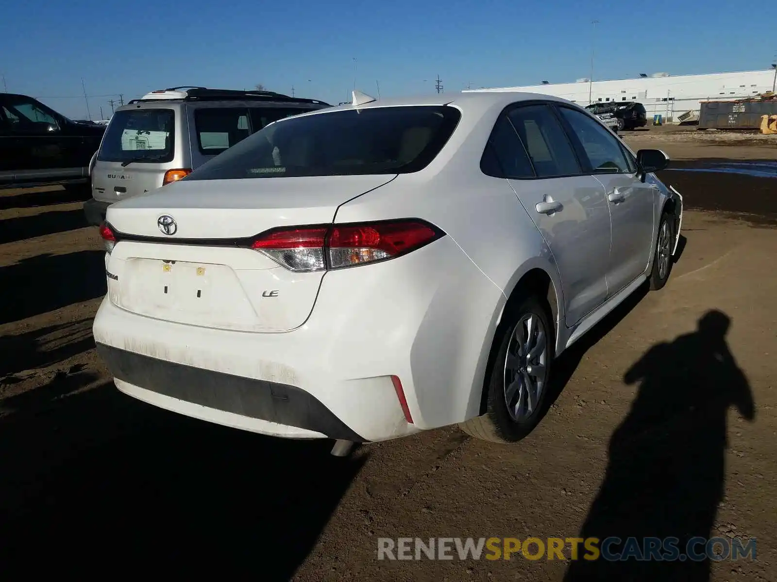 4 Photograph of a damaged car JTDEPRAEXLJ039953 TOYOTA COROLLA 2020