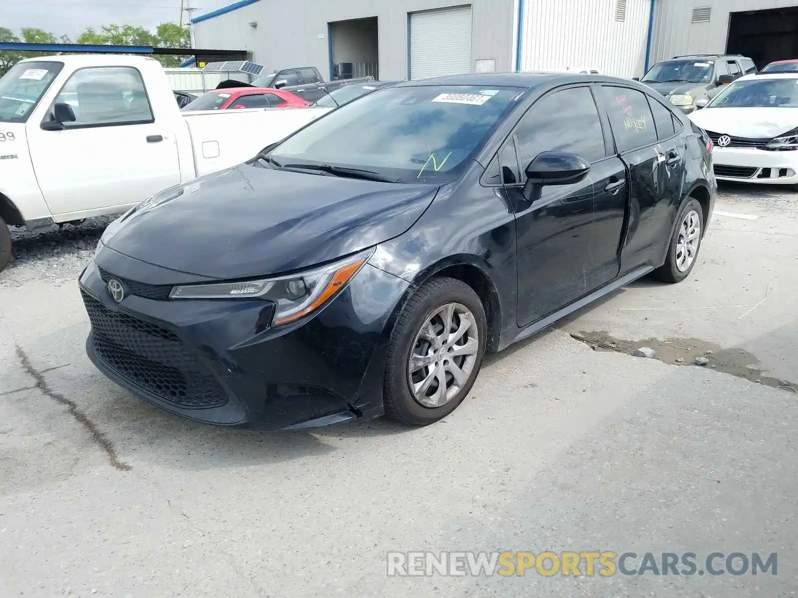 2 Photograph of a damaged car JTDEPRAEXLJ040052 TOYOTA COROLLA 2020