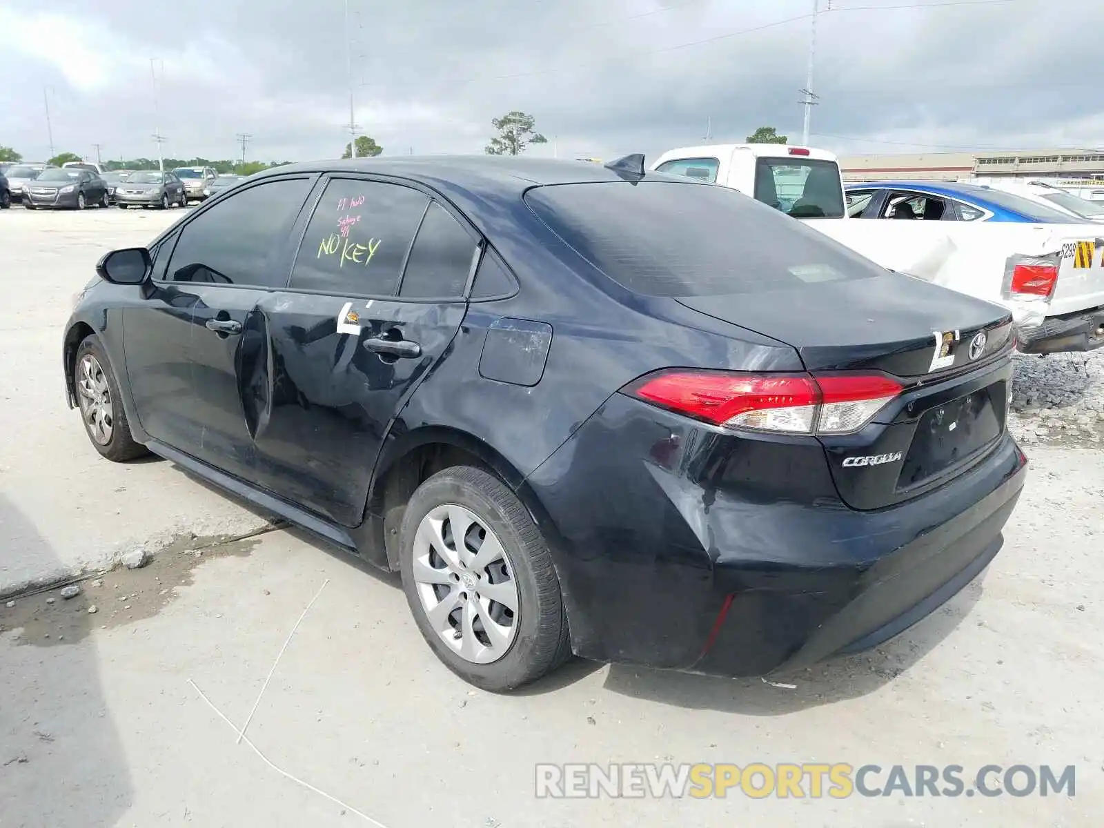 3 Photograph of a damaged car JTDEPRAEXLJ040052 TOYOTA COROLLA 2020