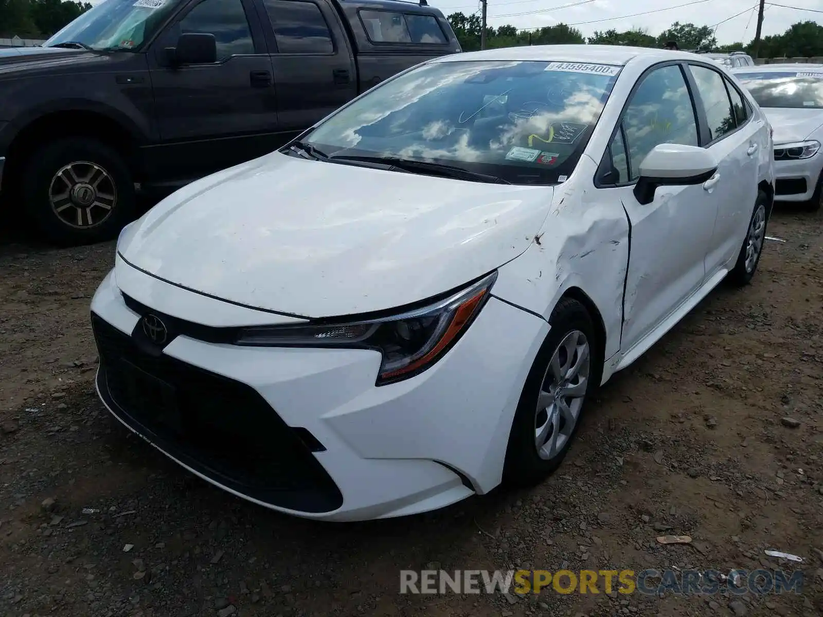 2 Photograph of a damaged car JTDEPRAEXLJ041931 TOYOTA COROLLA 2020