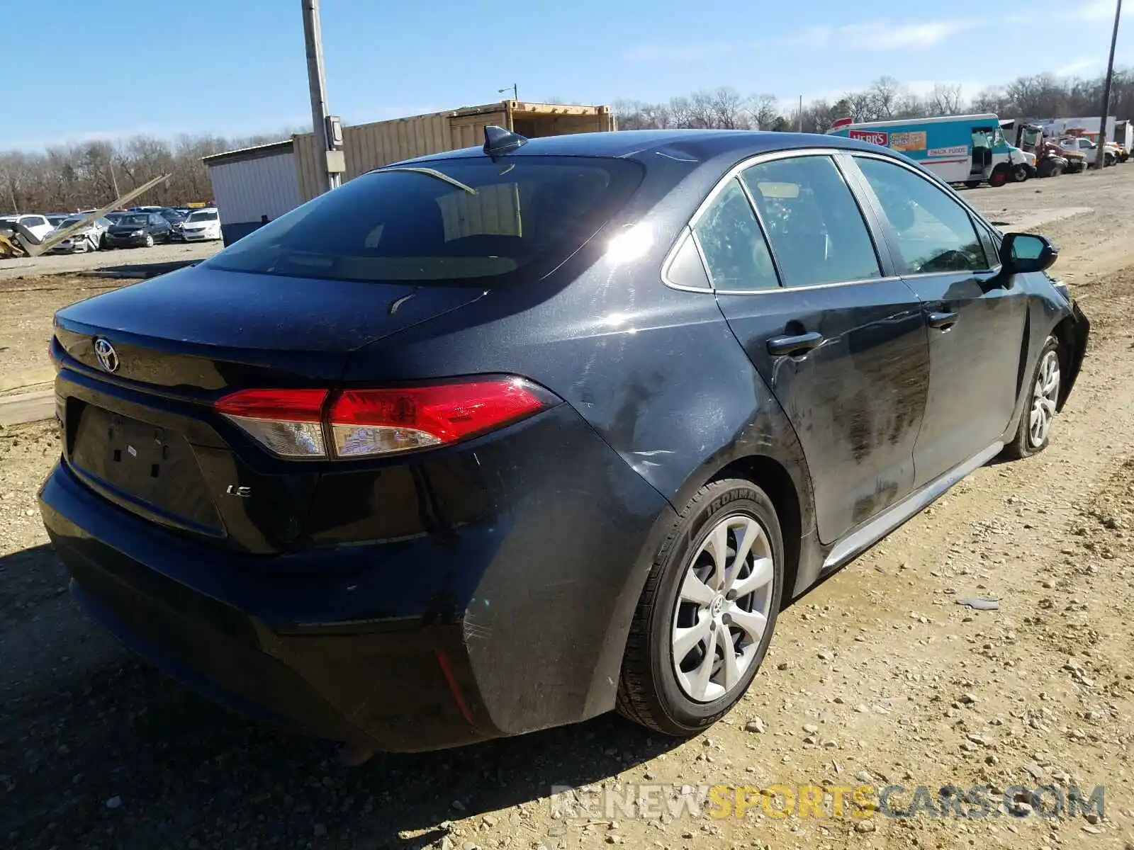 4 Photograph of a damaged car JTDEPRAEXLJ042514 TOYOTA COROLLA 2020