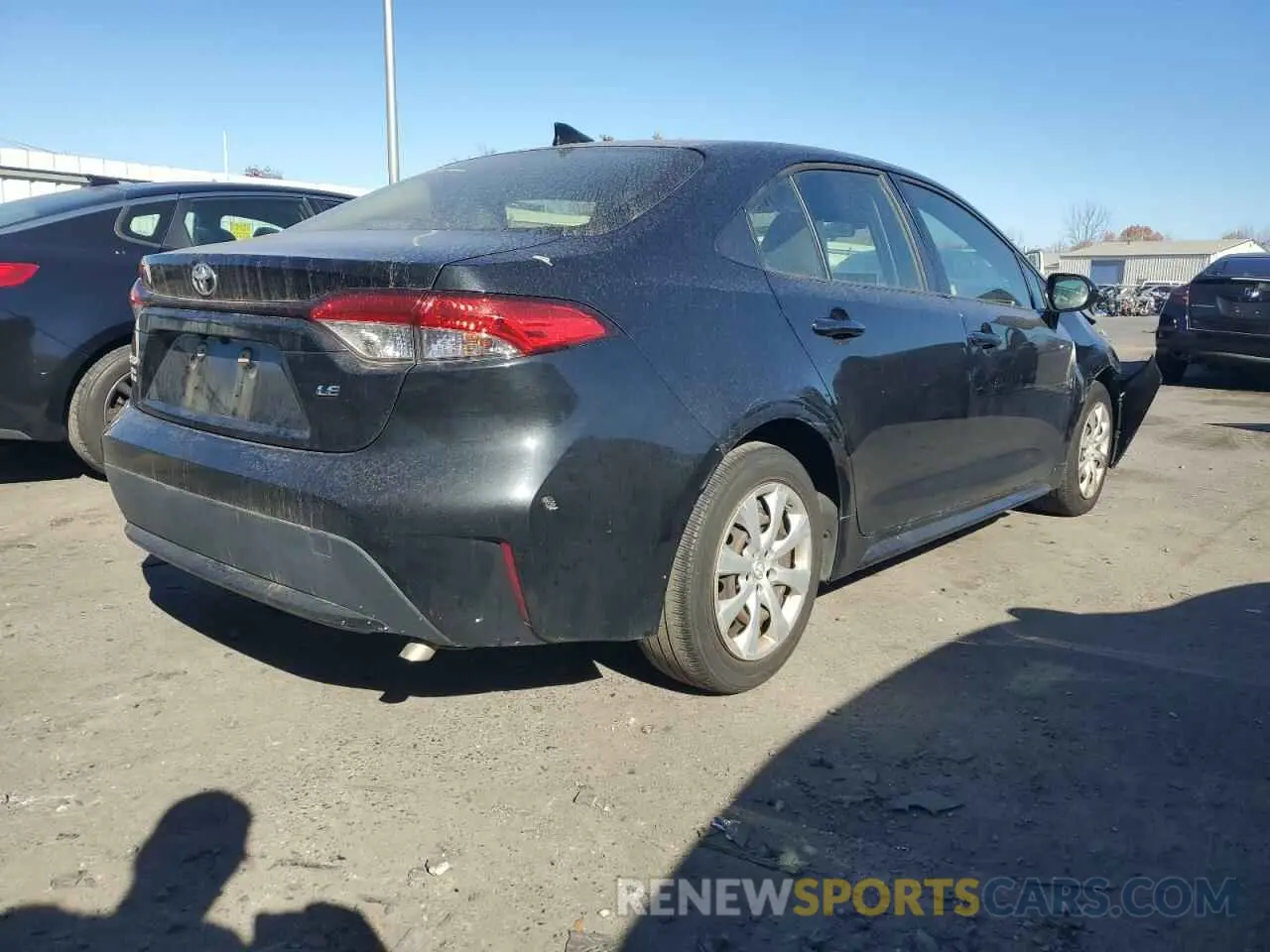 3 Photograph of a damaged car JTDEPRAEXLJ042710 TOYOTA COROLLA 2020