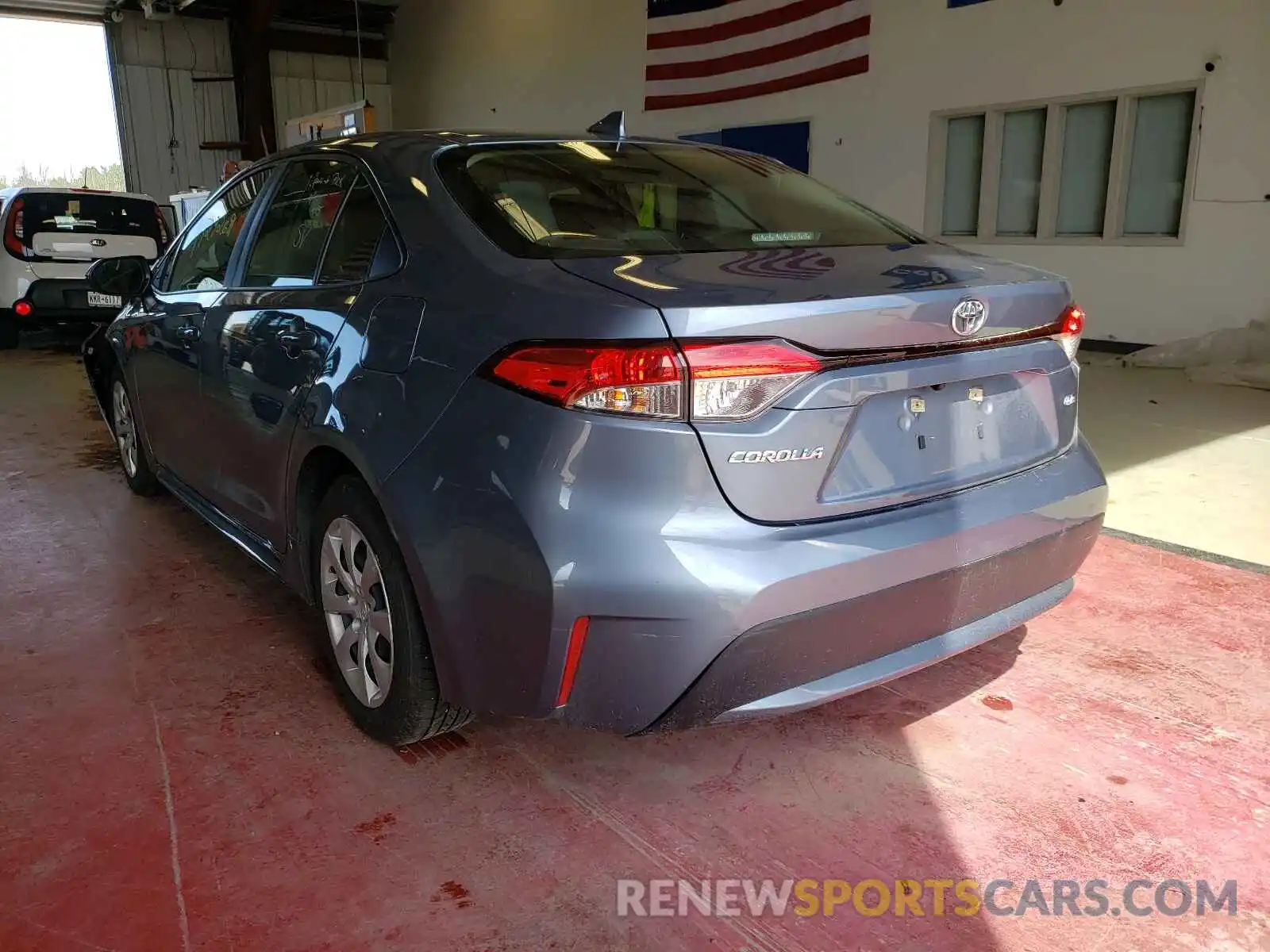 3 Photograph of a damaged car JTDEPRAEXLJ043582 TOYOTA COROLLA 2020