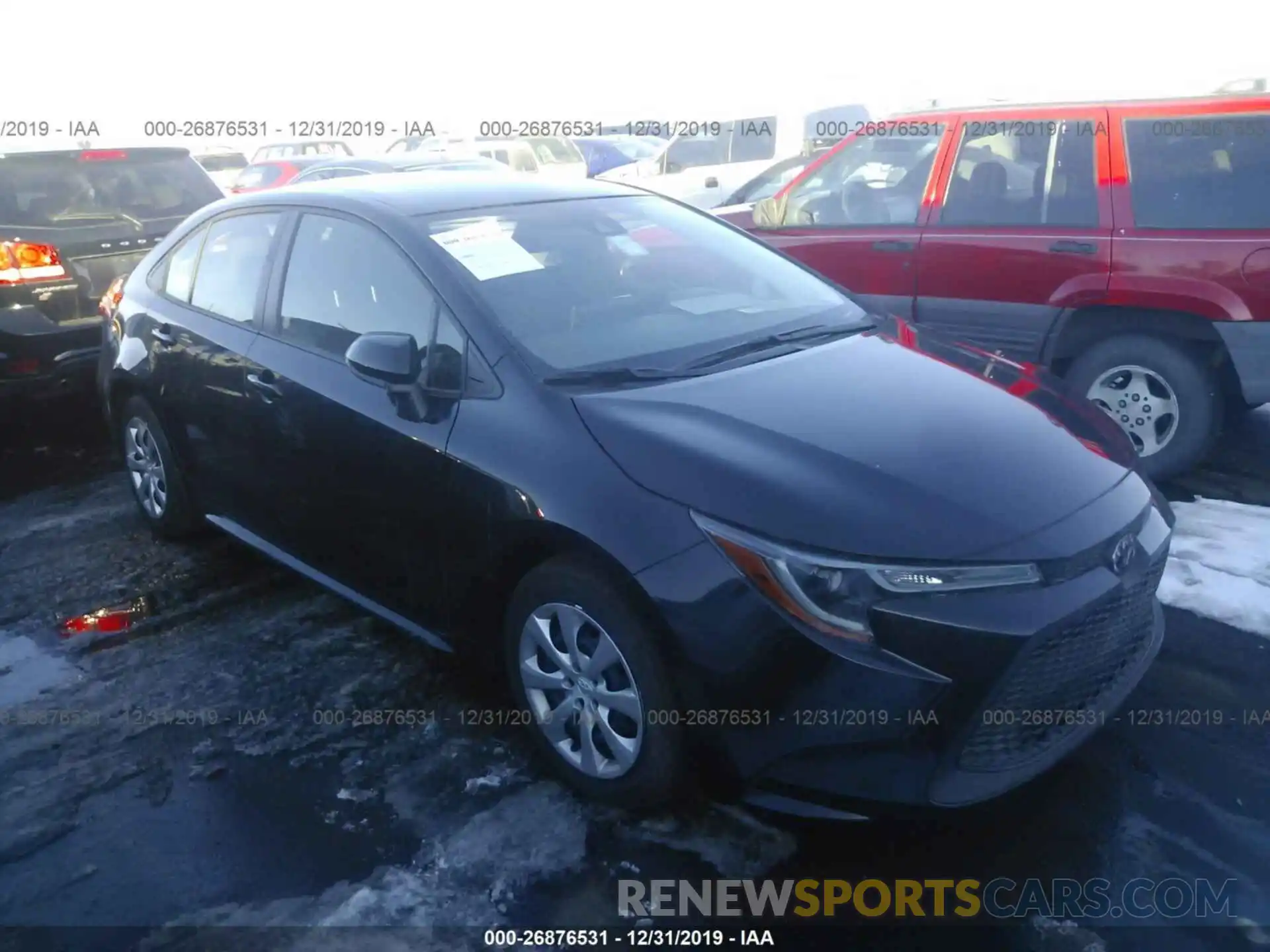 1 Photograph of a damaged car JTDEPRAEXLJ044229 TOYOTA COROLLA 2020