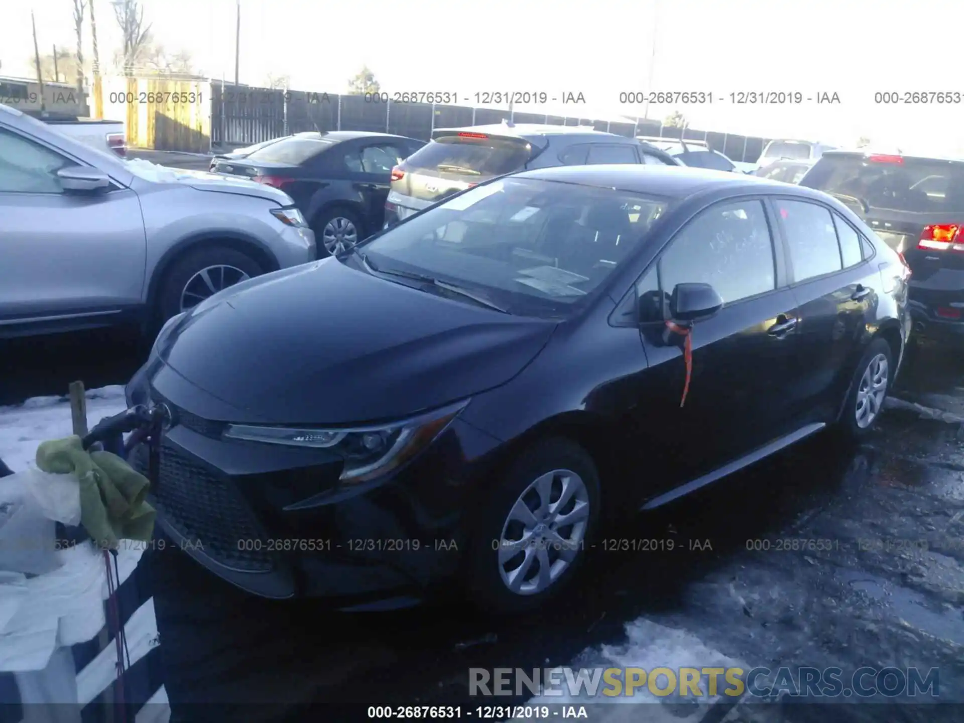 2 Photograph of a damaged car JTDEPRAEXLJ044229 TOYOTA COROLLA 2020