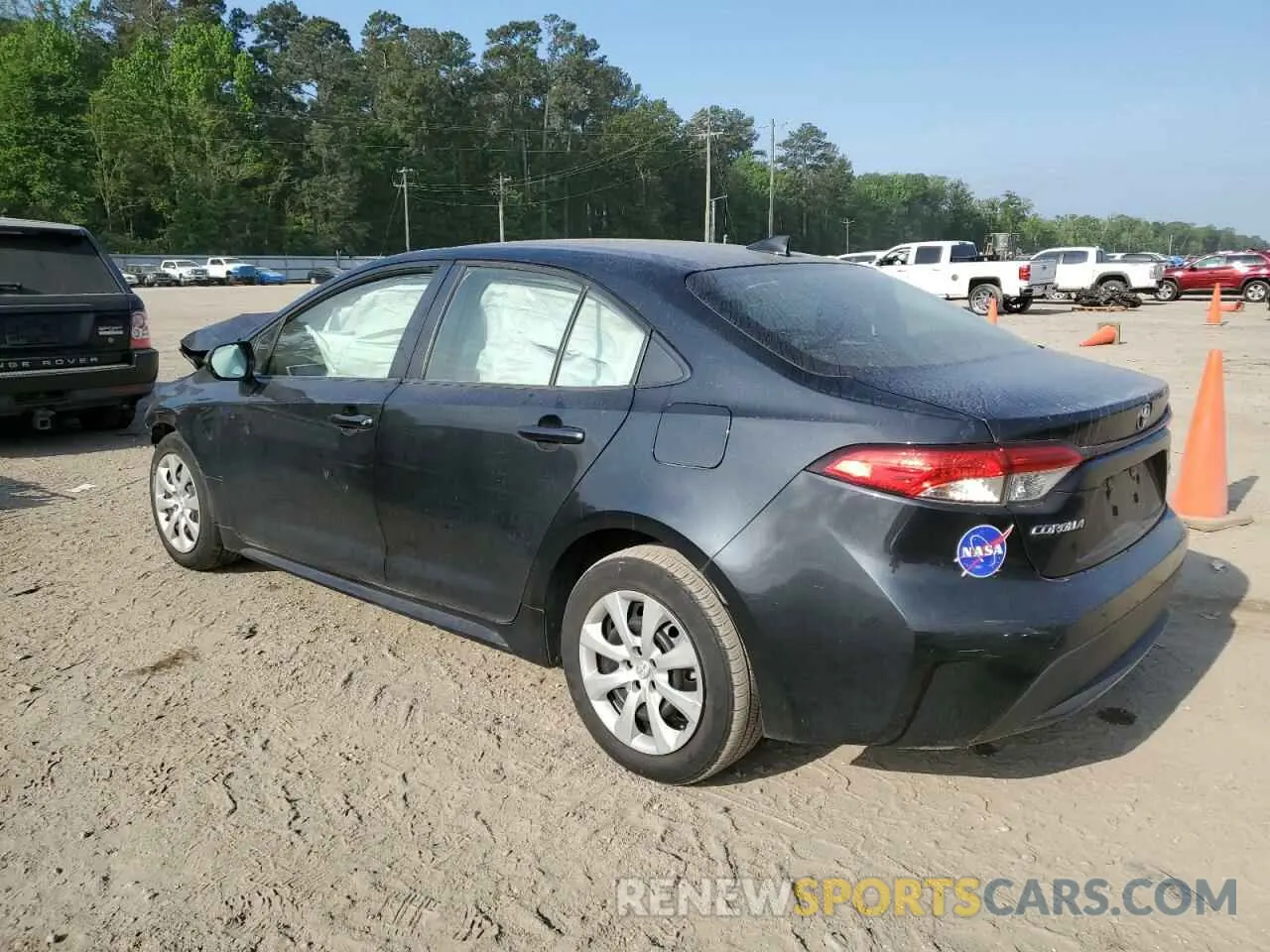 2 Photograph of a damaged car JTDEPRAEXLJ044621 TOYOTA COROLLA 2020
