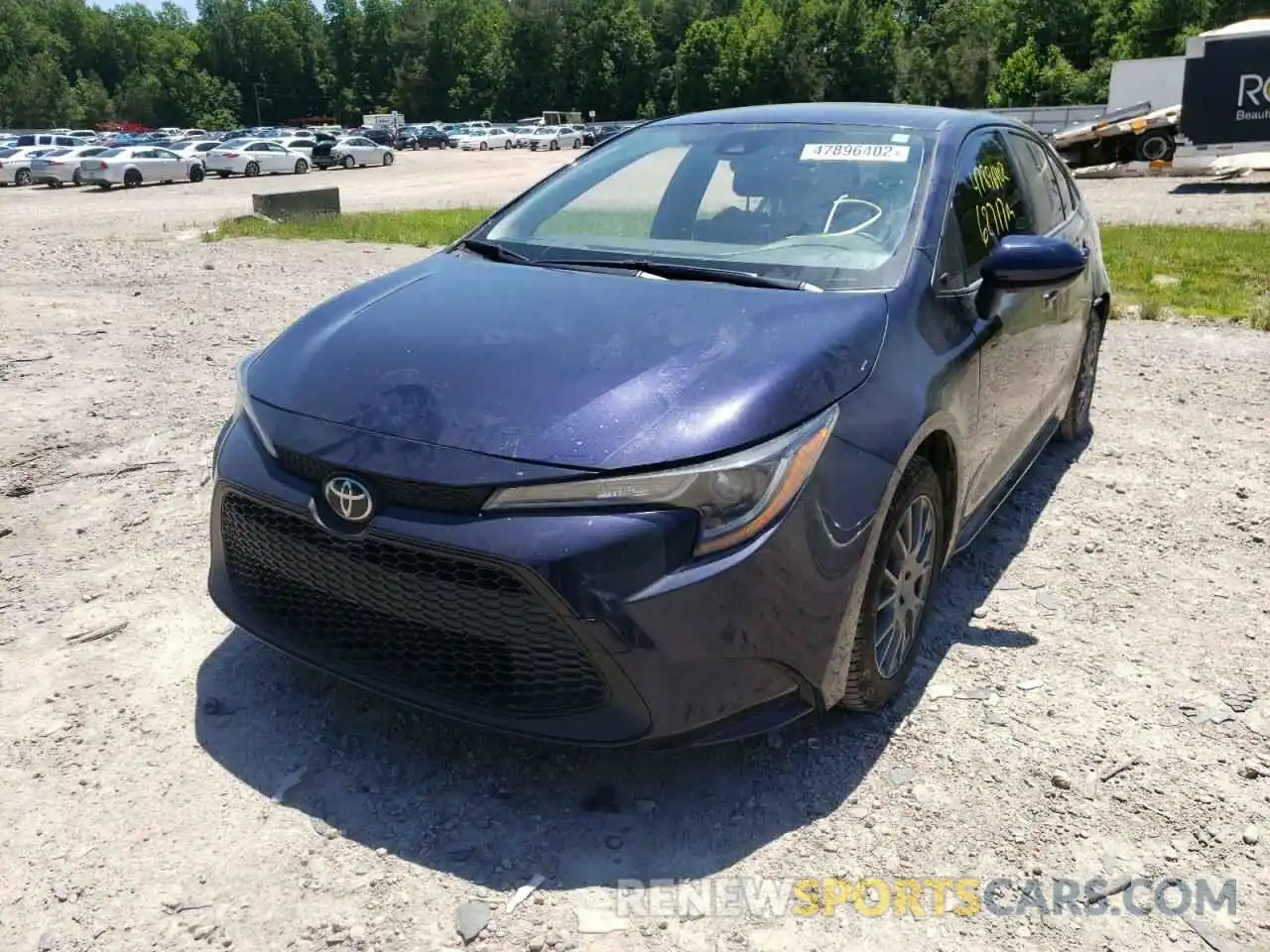 2 Photograph of a damaged car JTDEPRAEXLJ045249 TOYOTA COROLLA 2020