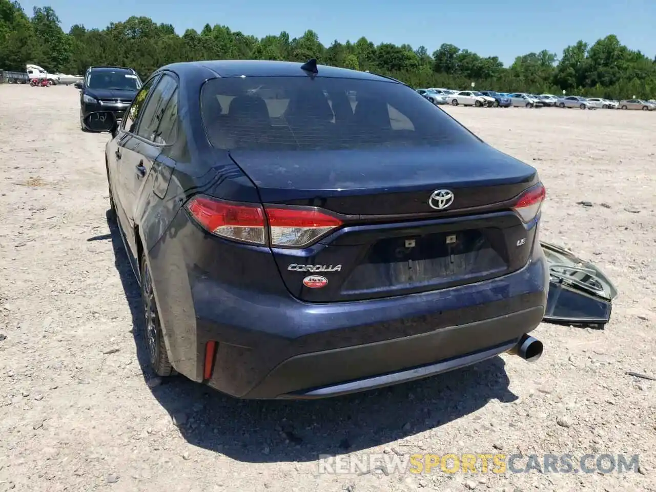 3 Photograph of a damaged car JTDEPRAEXLJ045249 TOYOTA COROLLA 2020