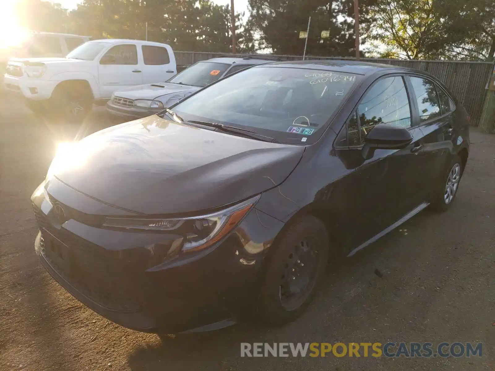 2 Photograph of a damaged car JTDEPRAEXLJ045879 TOYOTA COROLLA 2020