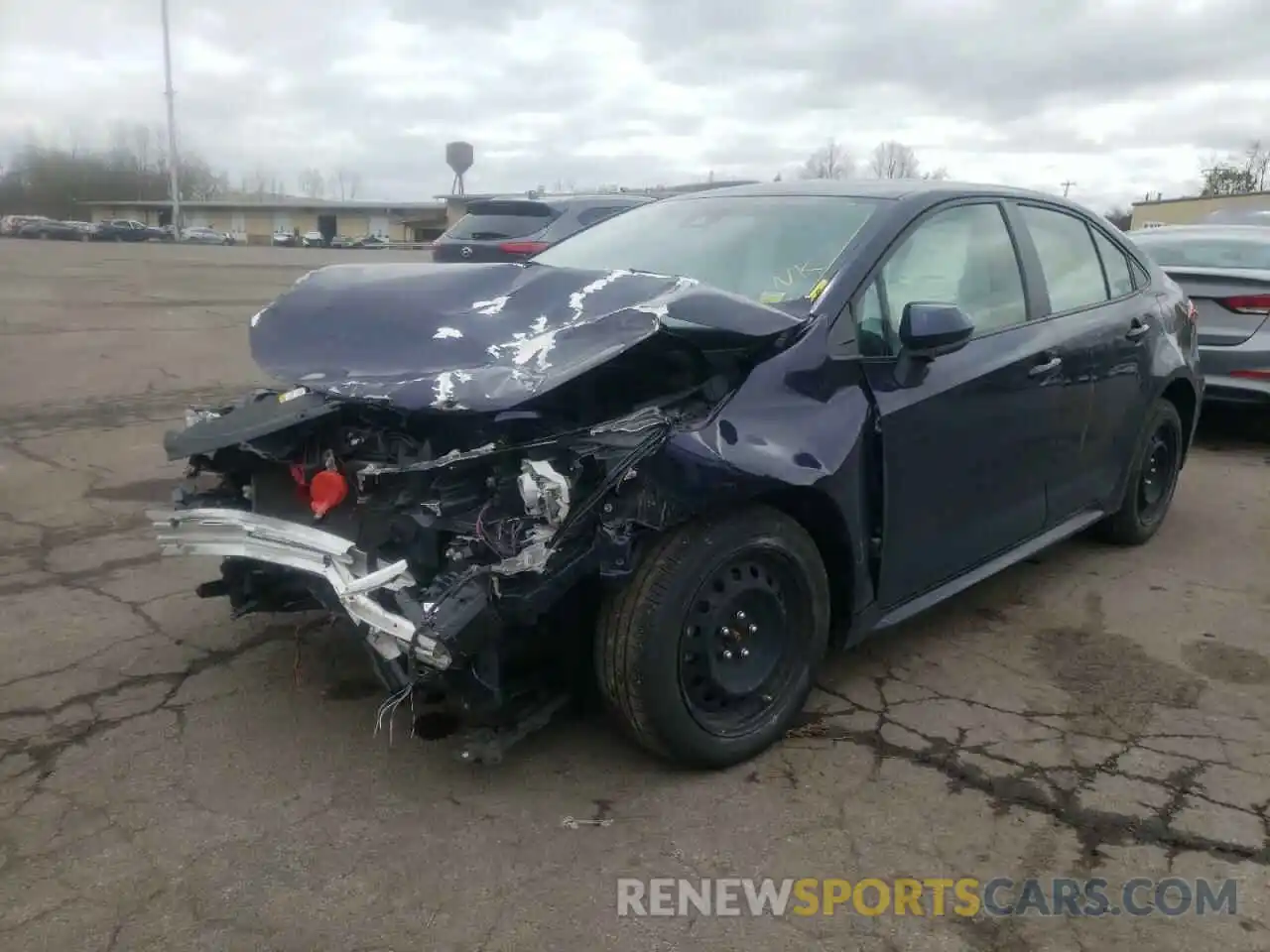 2 Photograph of a damaged car JTDEPRAEXLJ046207 TOYOTA COROLLA 2020