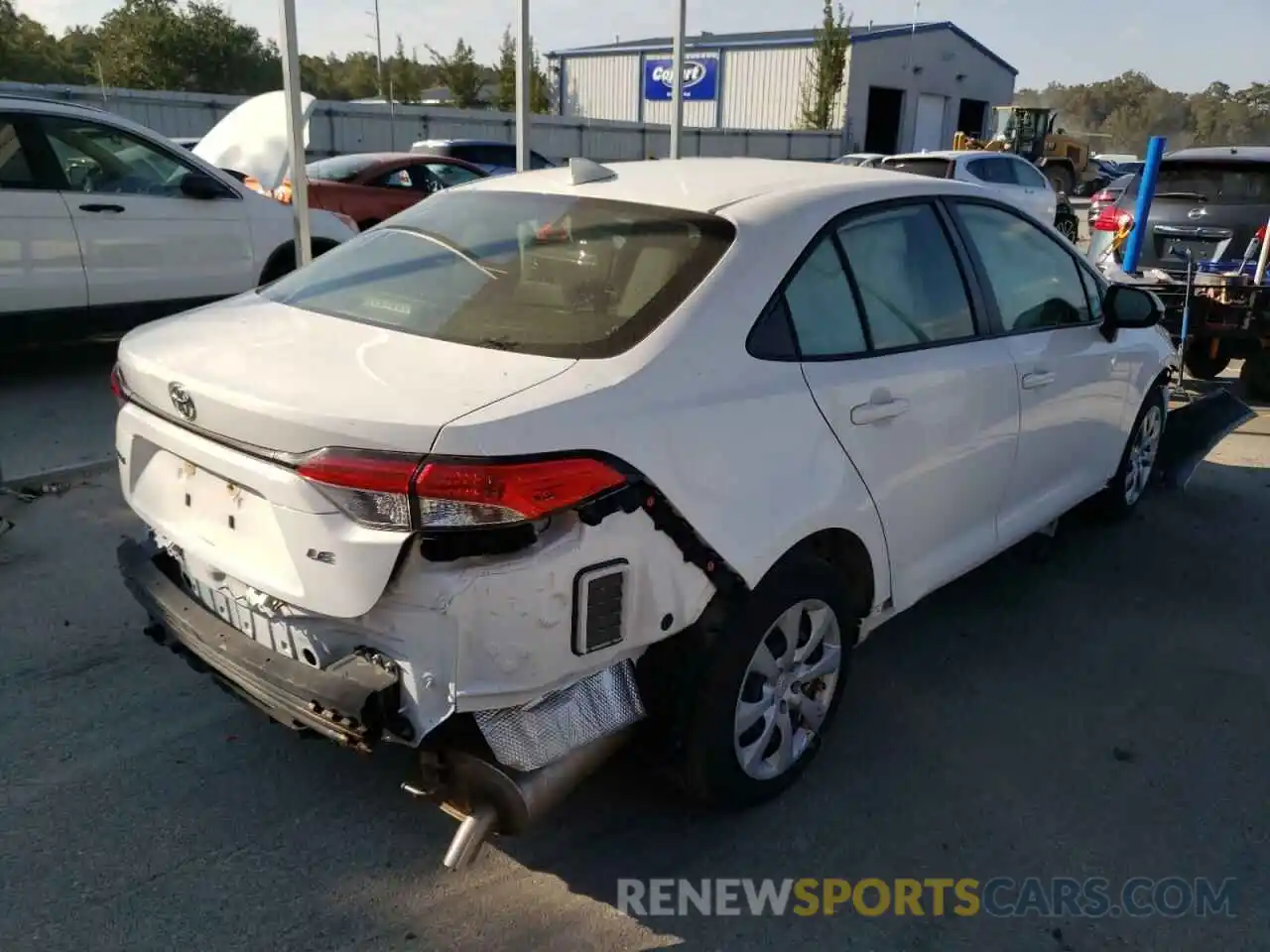 4 Photograph of a damaged car JTDEPRAEXLJ046563 TOYOTA COROLLA 2020