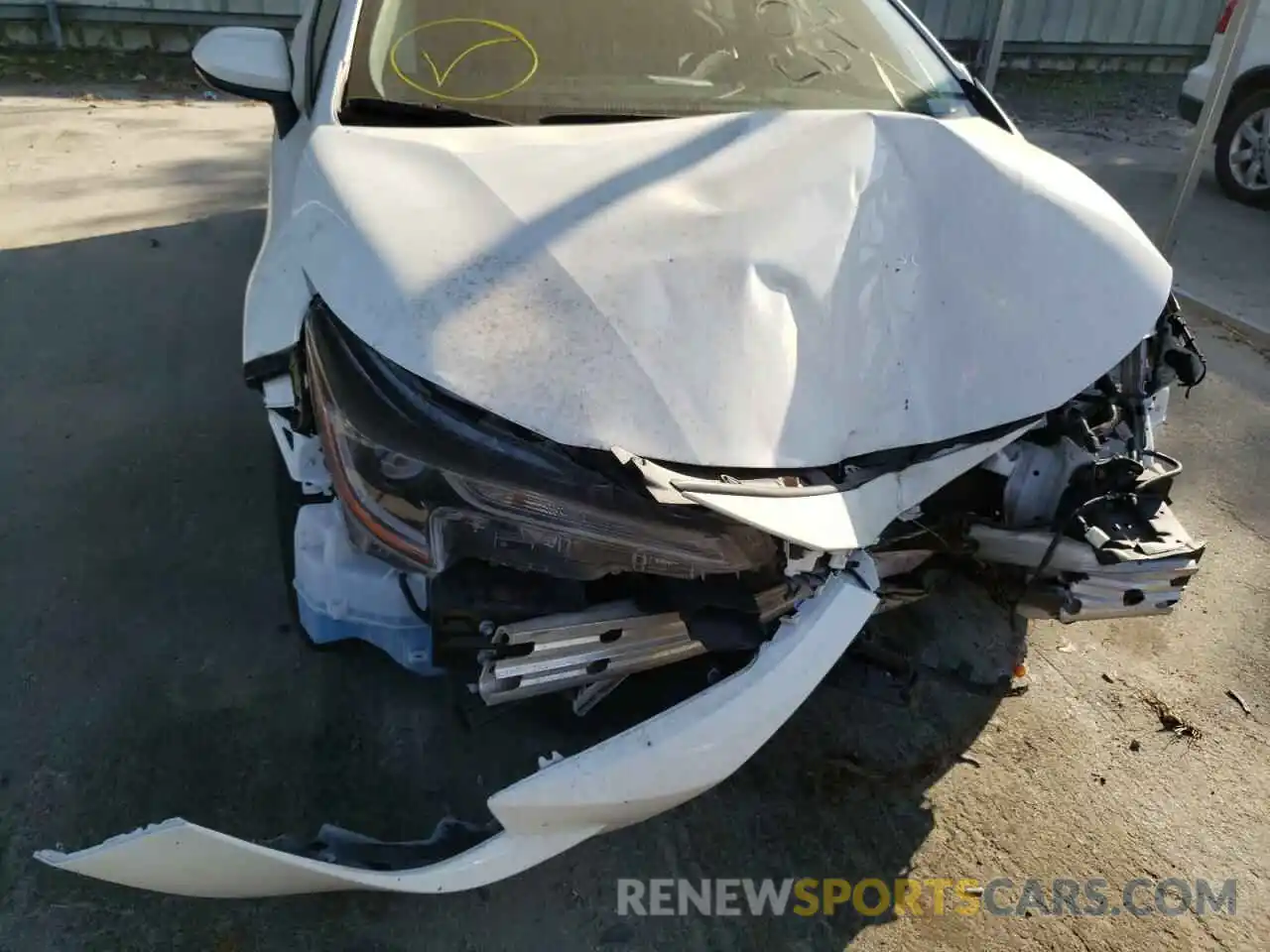 9 Photograph of a damaged car JTDEPRAEXLJ046563 TOYOTA COROLLA 2020