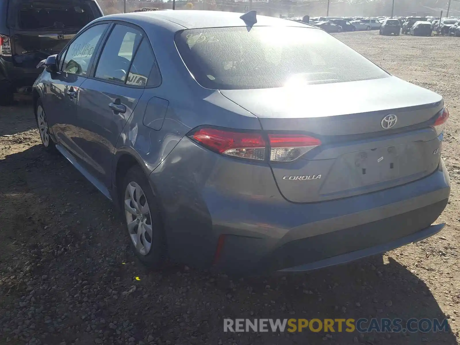 3 Photograph of a damaged car JTDEPRAEXLJ047132 TOYOTA COROLLA 2020